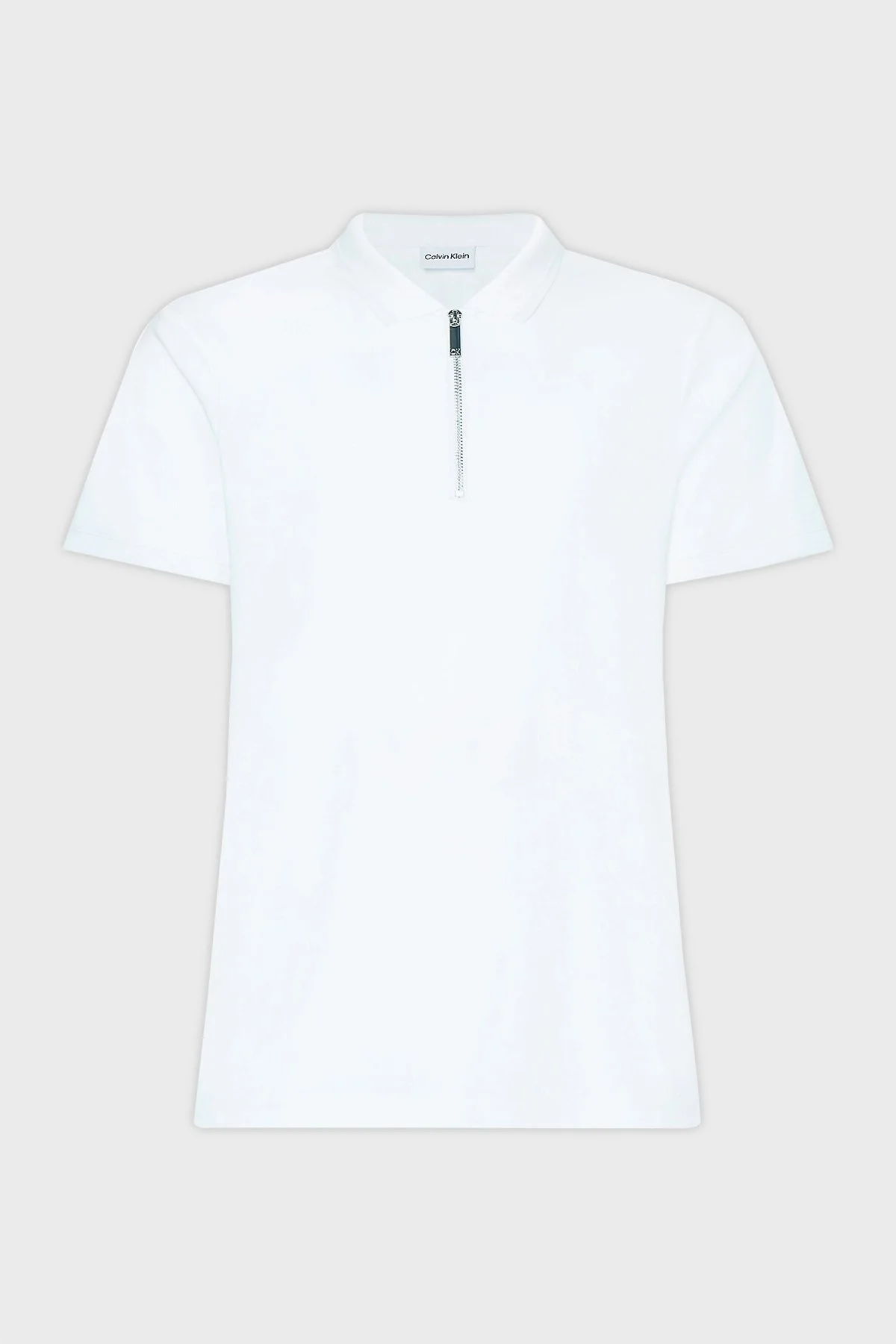 Calvin Klein Logolu Regular Fit Femuarlı Pamuklu T Shirt Erkek Polo K10K108735 YAF BEYAZ - 5