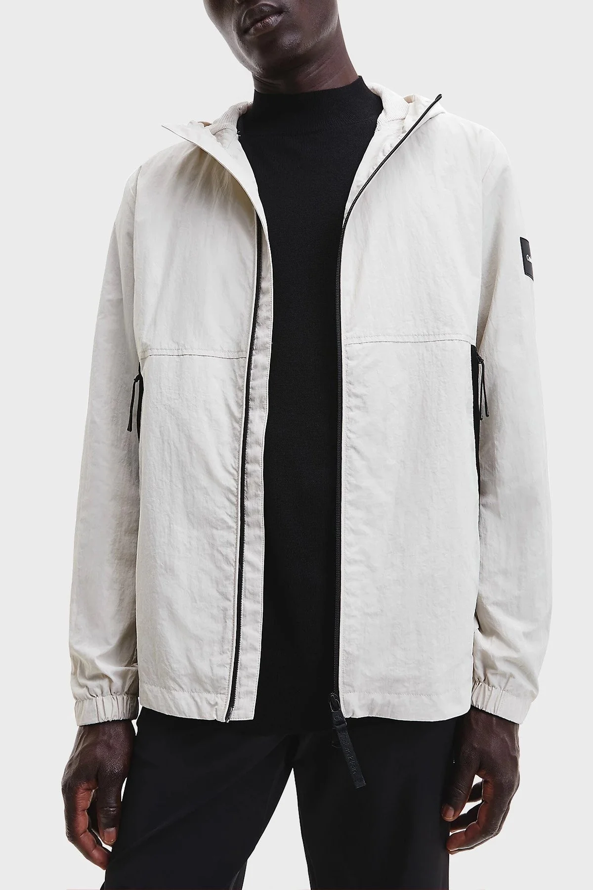 Calvin Klein Logolu Regular Fit Fermuarlı Cepli Erkek Mont K10K108627 ACE BEJ - 1