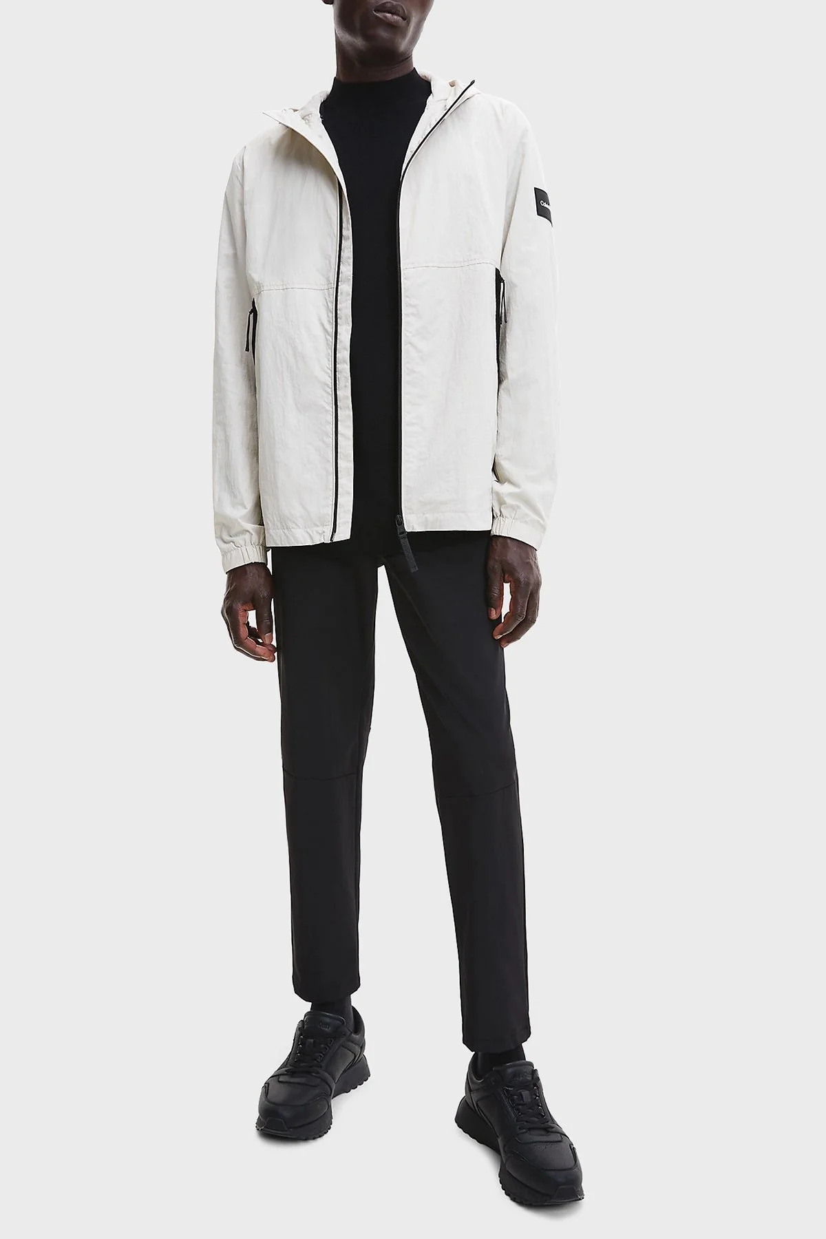 Calvin Klein Logolu Regular Fit Fermuarlı Cepli Erkek Mont K10K108627 ACE BEJ - 2