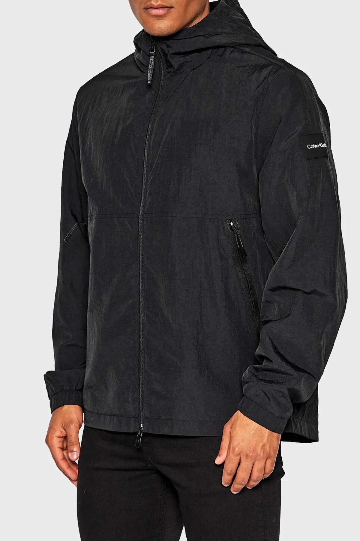 Calvin Klein Logolu Regular Fit Fermuarlı Cepli Erkek Mont K10K108627 BEH SİYAH - 1