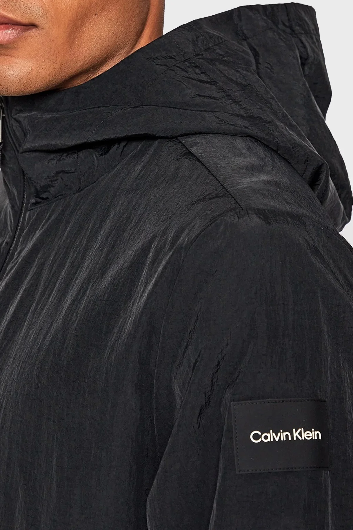 Calvin Klein Logolu Regular Fit Fermuarlı Cepli Erkek Mont K10K108627 BEH SİYAH - 4