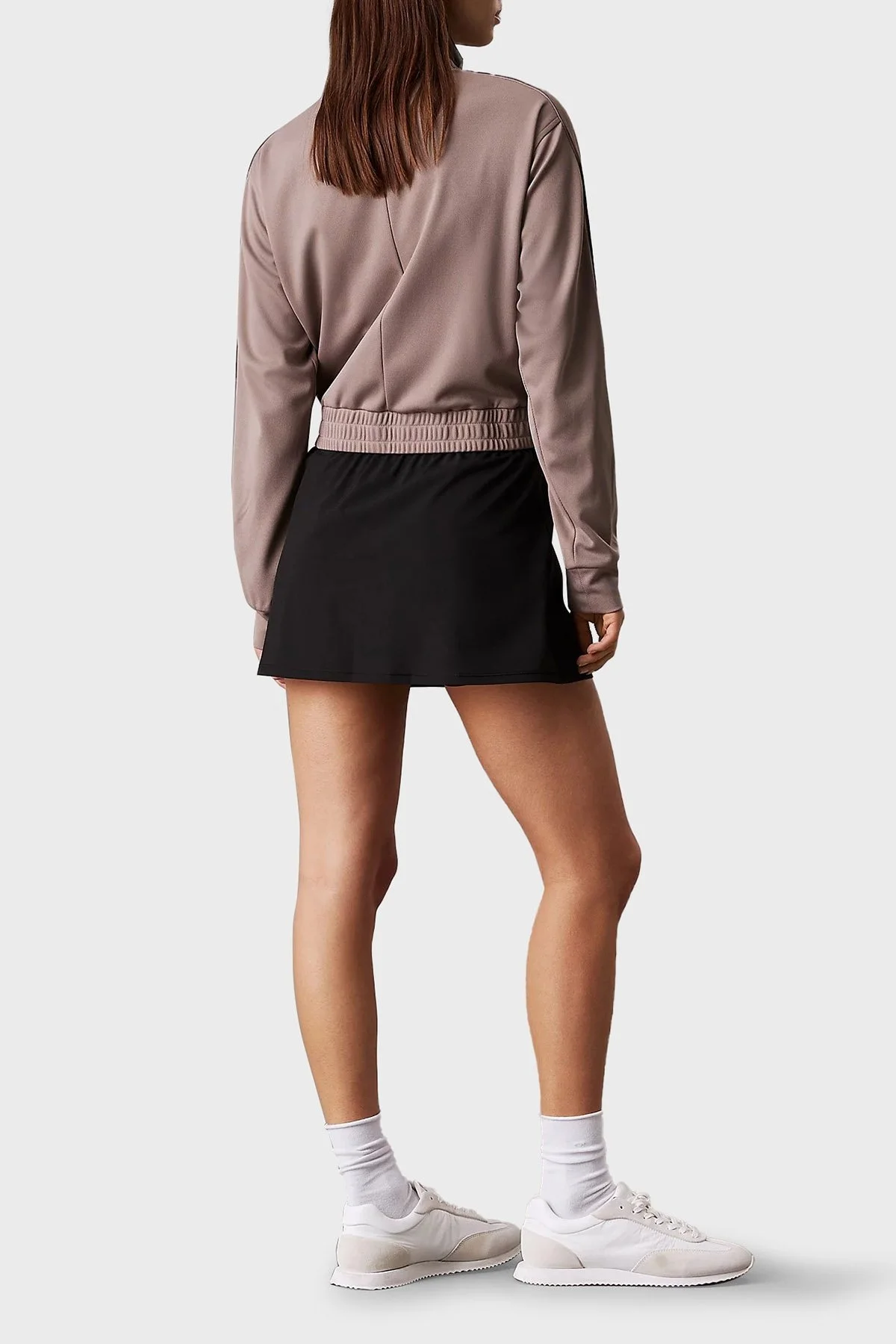 Calvin Klein Logolu Regular Fit Yüksek Bel Spor 00GWS4T901UB1 Bayan Şort Etek 00GWS4T901 UB1 SİYAH - 6