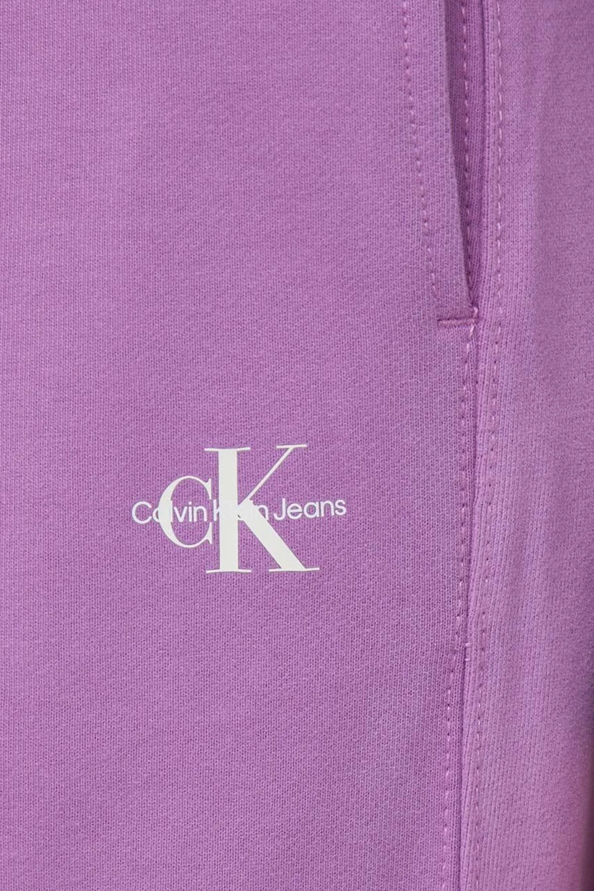 Calvin Klein Logolu Relaxed Fit % 100 Pamuk Jogger Bayan Pantolon J20J220261 VDR MOR - 4