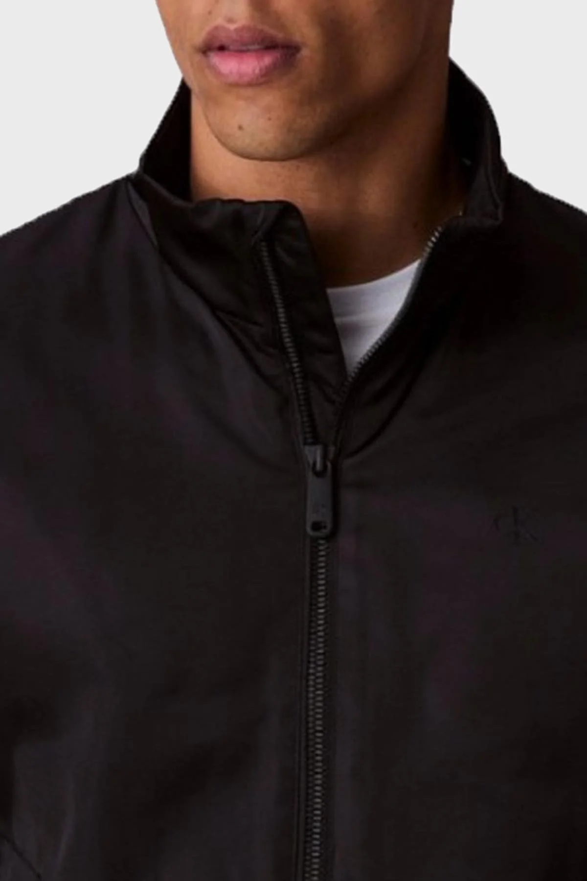 Calvin Klein Logolu Relaxed Fit Dik Yaka LV04RC516GUB1 Erkek Ceket LV04RC516G UB1 SİYAH - 4