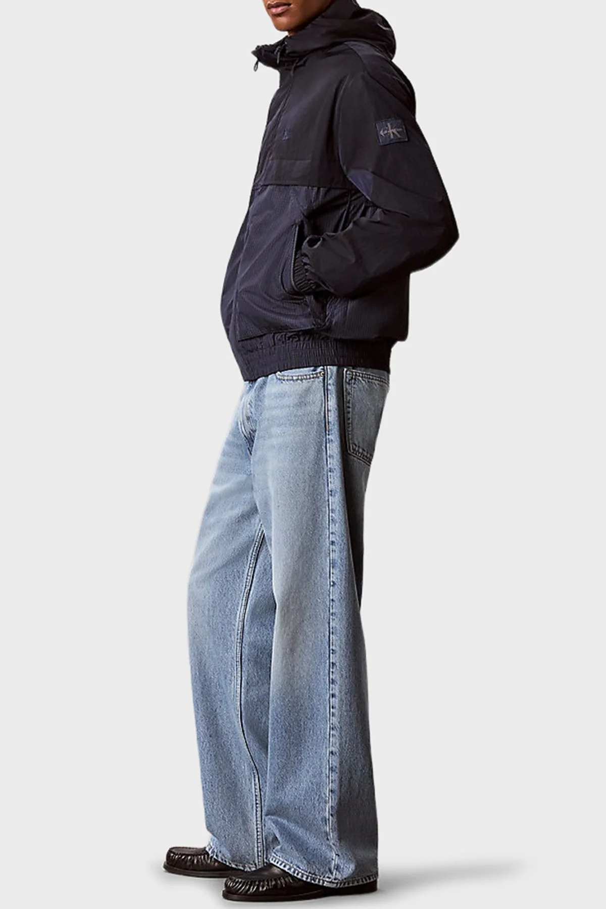 Calvin Klein Logolu Relaxed Fit Kapüşonlu LV04RG503GCEF Erkek Mont LV04RG503G CEF LACİVERT - 5