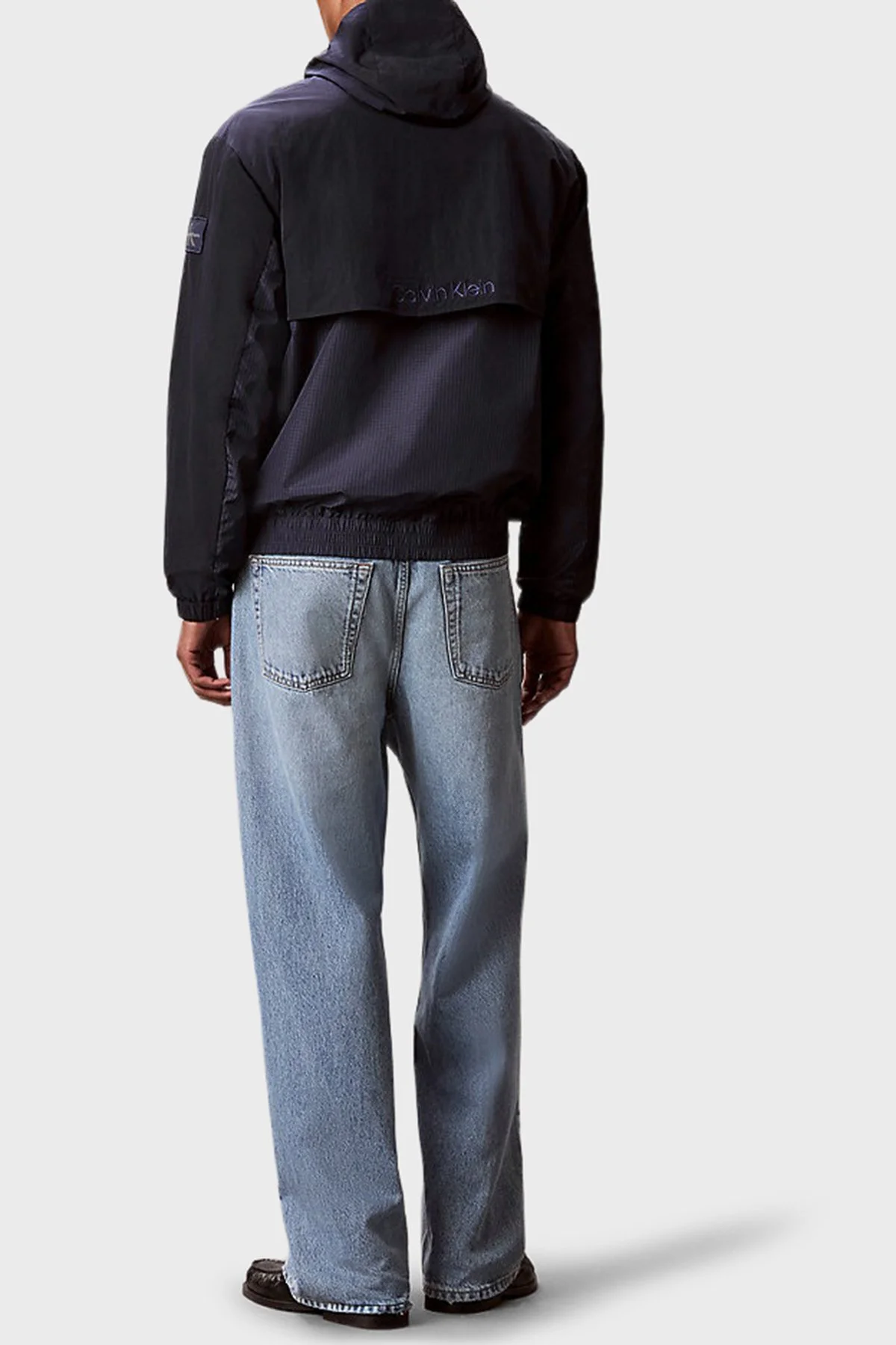 Calvin Klein Logolu Relaxed Fit Kapüşonlu LV04RG503GCEF Erkek Mont LV04RG503G CEF LACİVERT - 6