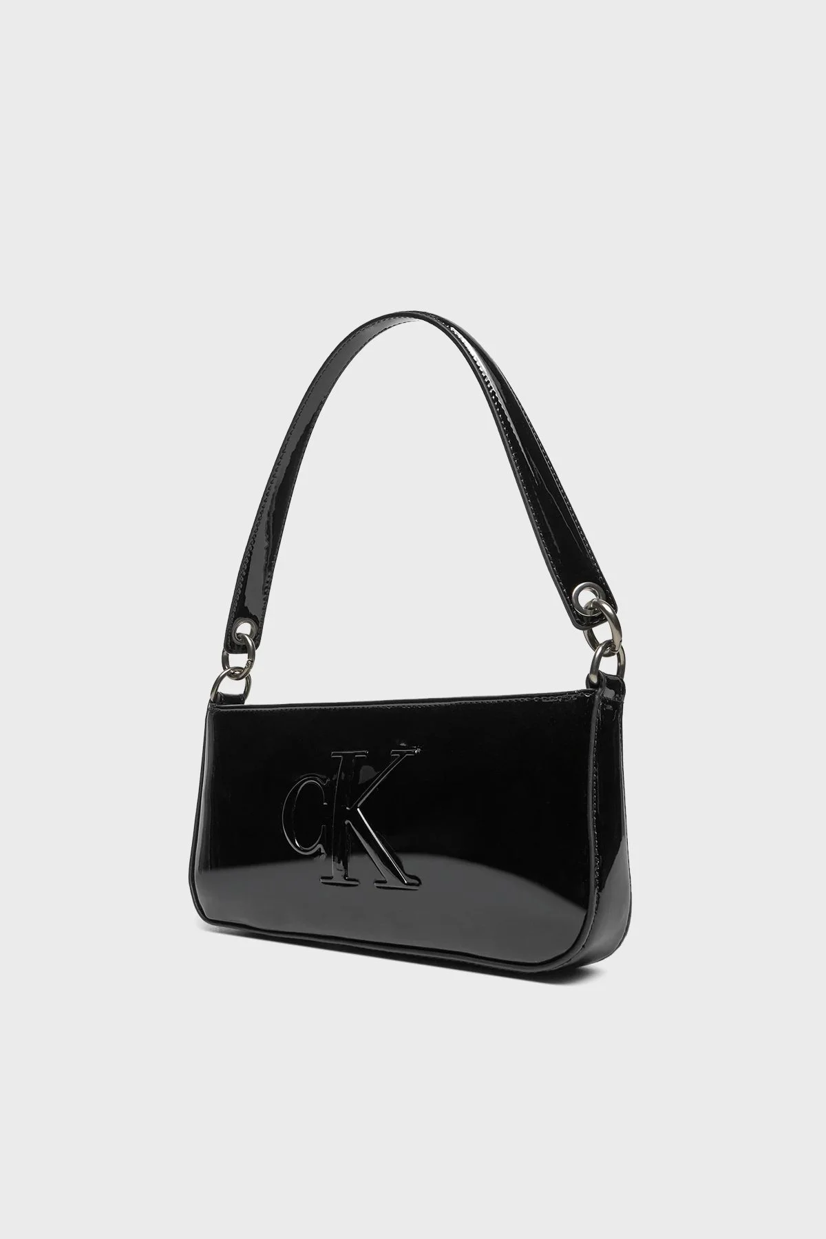 Calvin Klein Logolu Rugan K60K613052BEH Bayan Çanta K60K613052 BEH SİYAH - 3