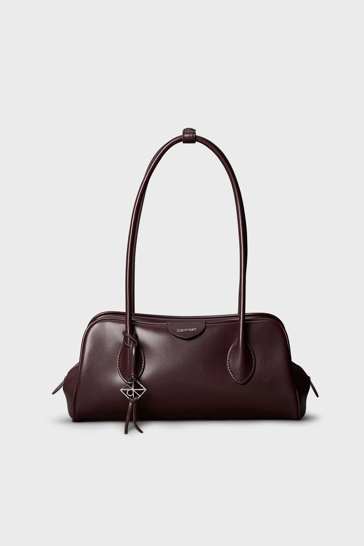 Calvin Klein Logolu Sabit Askılı LV04F3369GBAP Kadın Çanta LV04F3369G BAP Bordo - 1