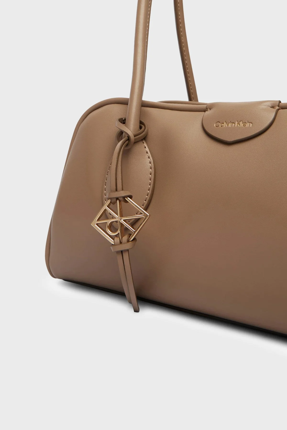 Calvin Klein Logolu Sabit Askılı LV04F3369GVFU Bayan Çanta LV04F3369G VFU TOPRAK - 5