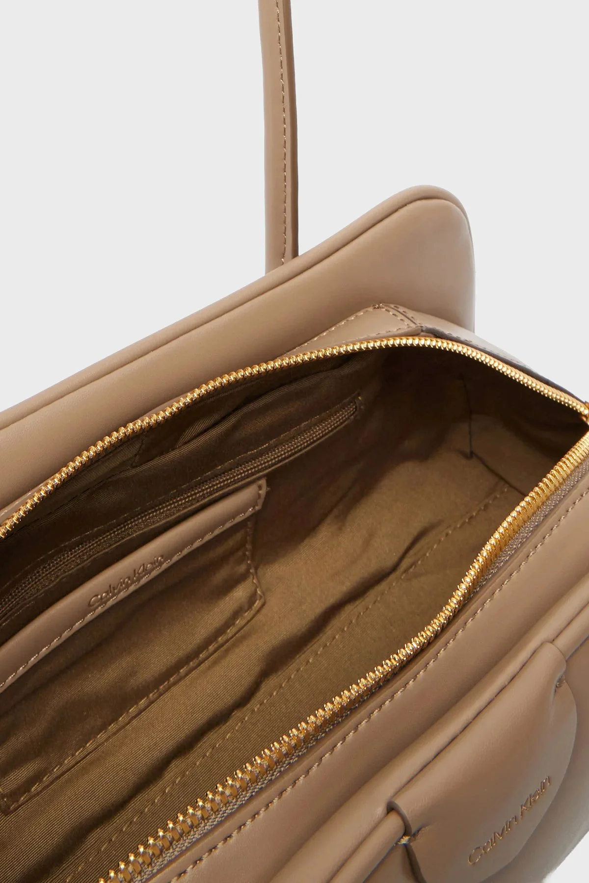 Calvin Klein Logolu Sabit Askılı LV04F3369GVFU Bayan Çanta LV04F3369G VFU TOPRAK - 6