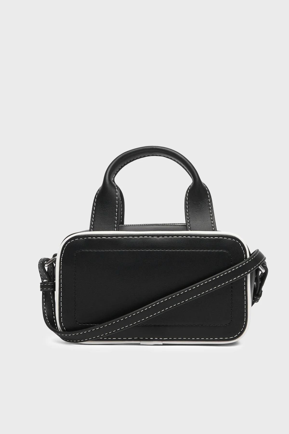 Calvin Klein Logolu Sabit Saplı LV04F1257GUB1 Kadın Çanta LV04F1257G UB1 SİYAH - 3