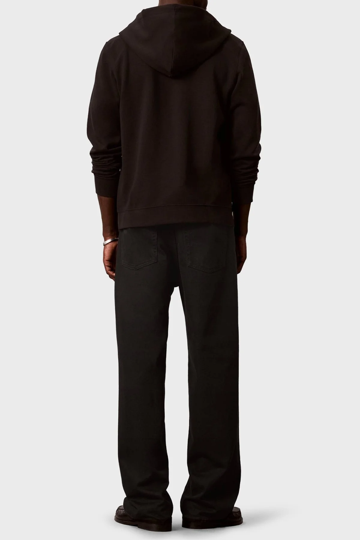Calvin Klein Logolu Şardonlu Pamuk Karışımlı Kapüşonlu Fermuarlı LV04RH234GUB1 Erkek Sweat LV04RH234G UB1 Siyah - 3