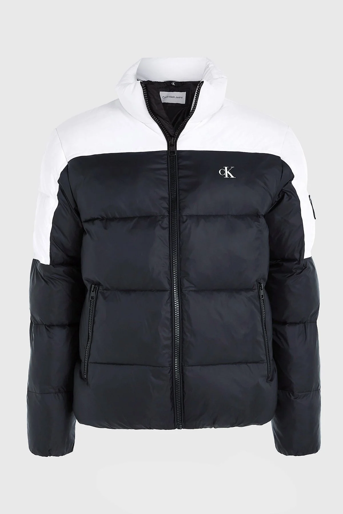 Calvin Klein Logolu Şişme J30J323461BEH Erkek Mont J30J323461 BEH SİYAH - 5