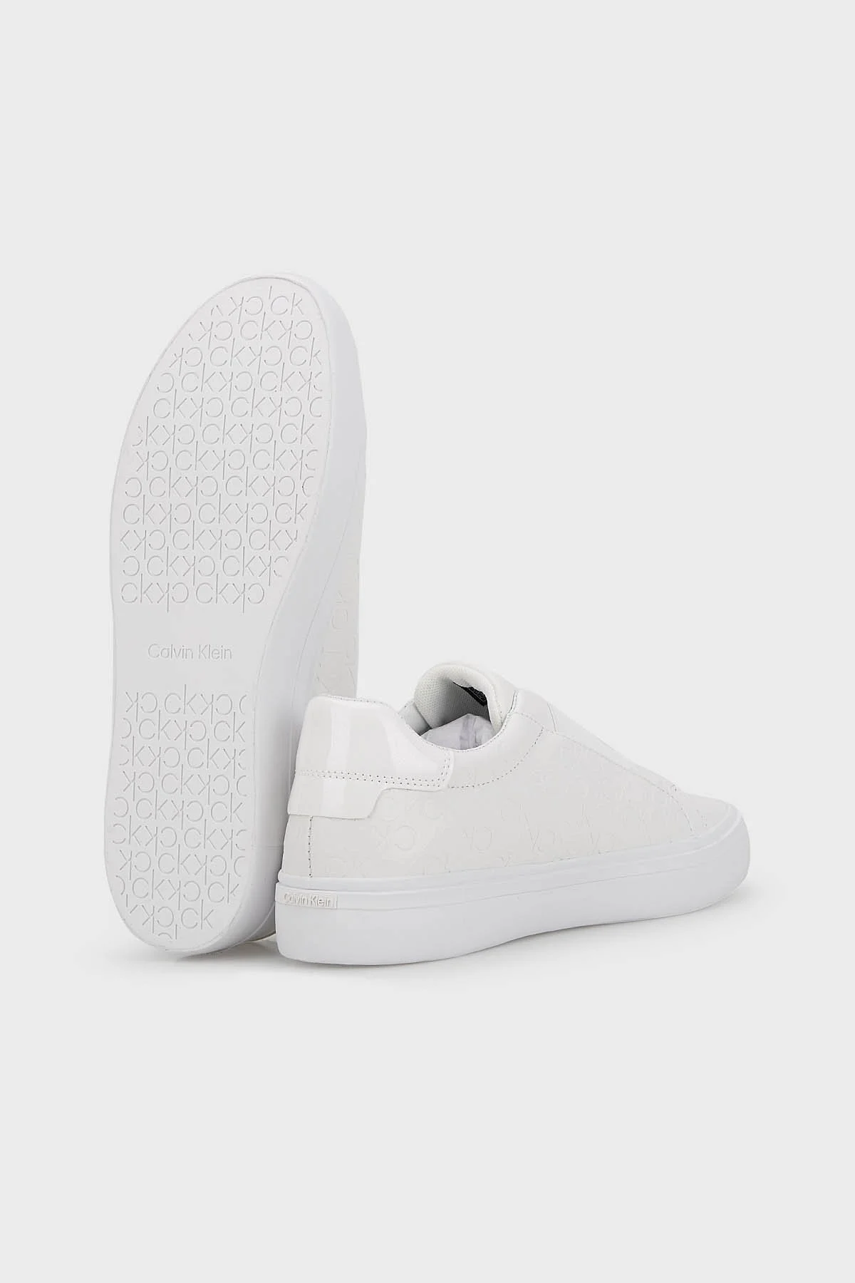 Calvin Klein Logolu Slip-On Sneaker Bayan Ayakkabı HW0HW01593 0LB BEYAZ - 3