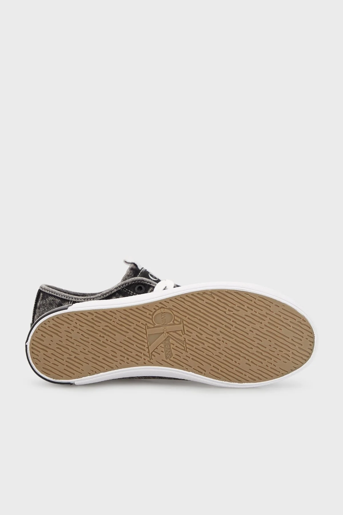 Calvin Klein Logolu Sneaker Bayan Ayakkabı YW0YW00851 0GP SİYAH - 4