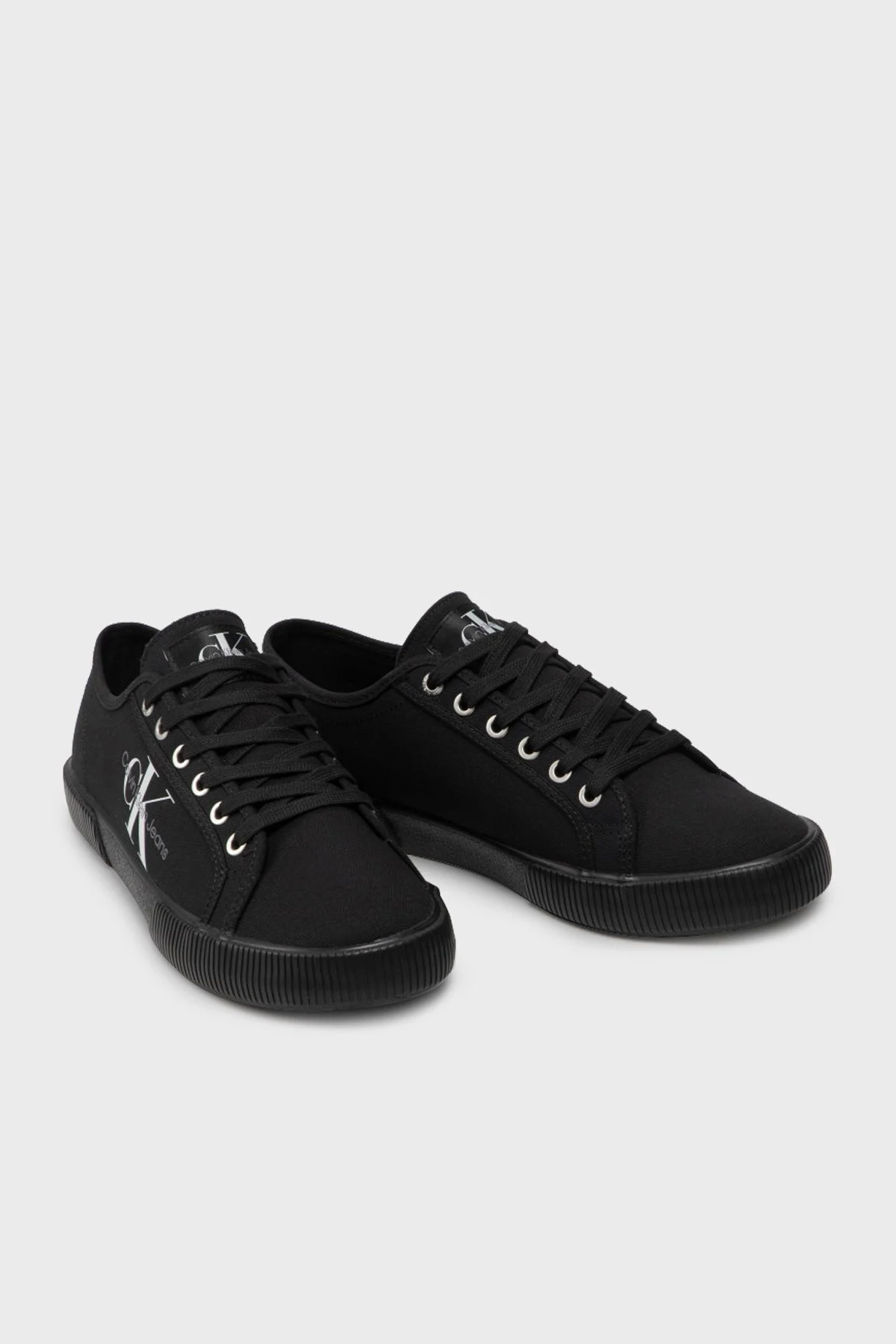 Calvin Klein Logolu Sneaker Erkek Ayakkabı YM0YM00306 0GL SİYAH - 2