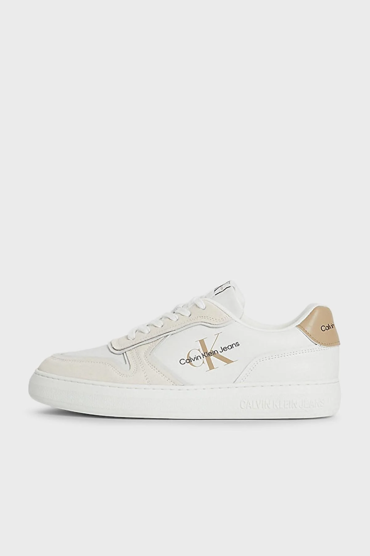 Calvin Klein Logolu Sneaker Erkek Ayakkabı YM0YM00606 0LA BEYAZ - 2