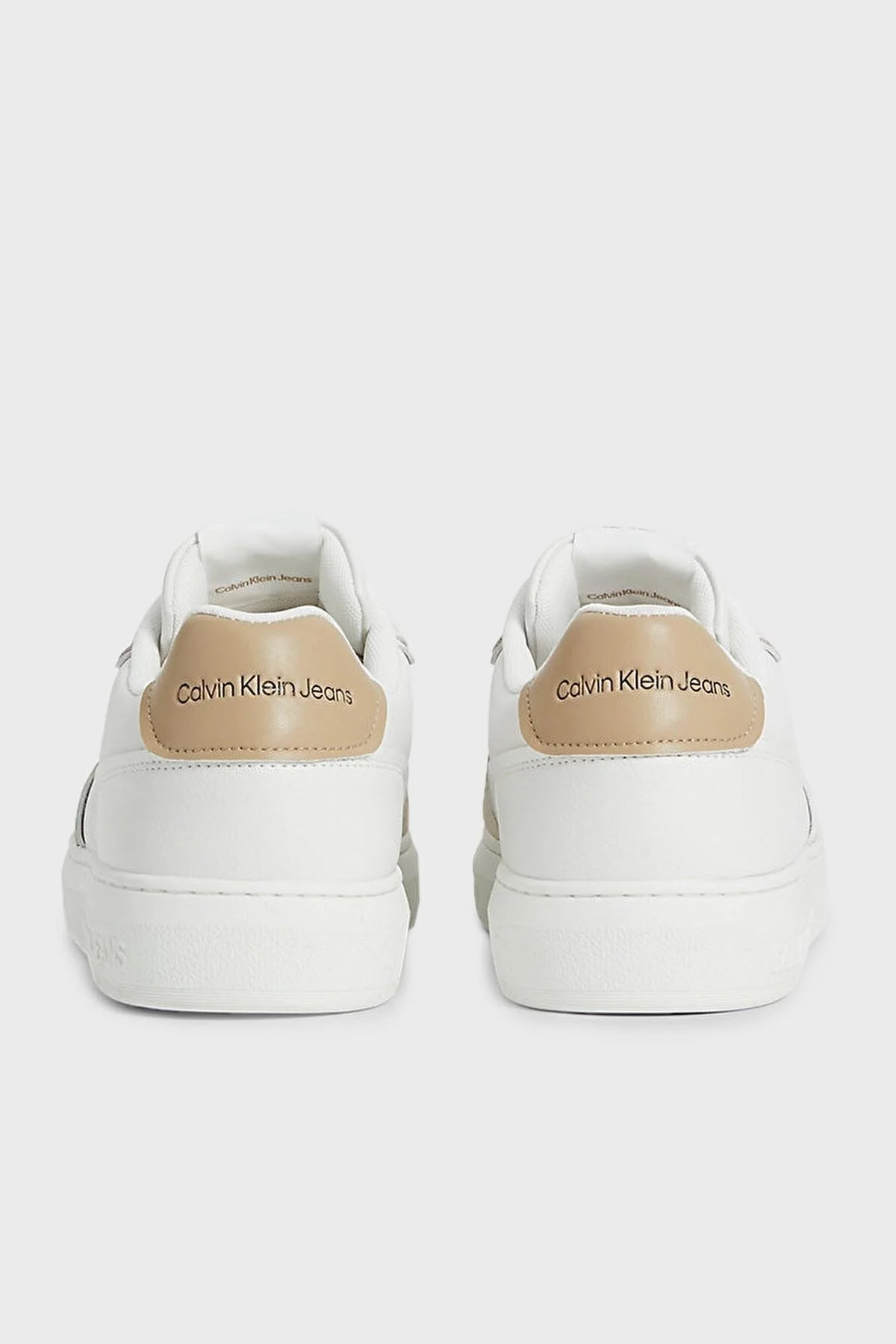 Calvin Klein Logolu Sneaker Erkek Ayakkabı YM0YM00606 0LA BEYAZ - 4
