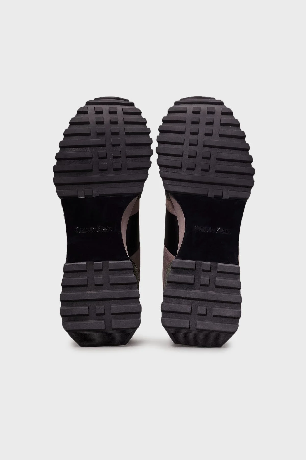 Calvin Klein Logolu Sneaker HM0HM004970H7 Erkek Ayakkabı HM0HM00497 0H7 GRİ-HAKİ - 4