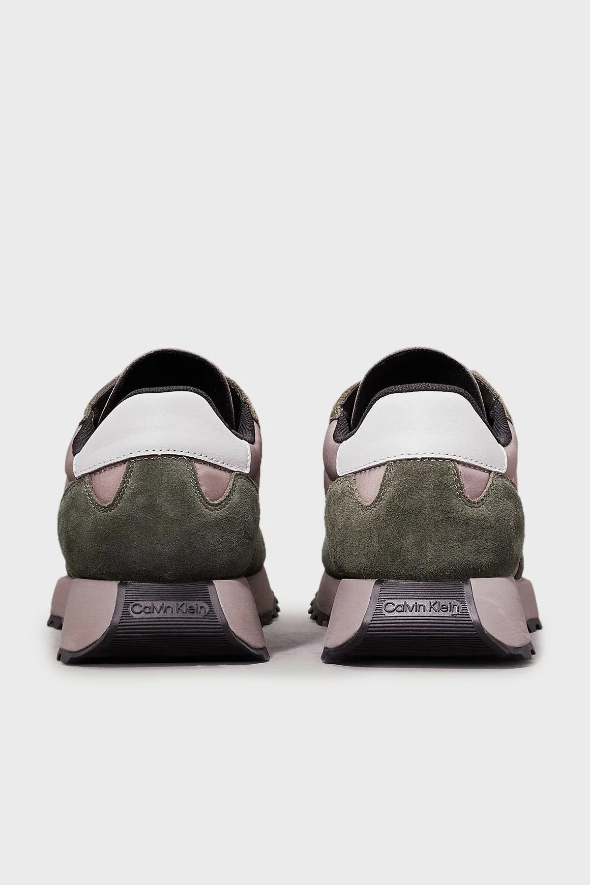 Calvin Klein Logolu Sneaker HM0HM004970H7 Erkek Ayakkabı HM0HM00497 0H7 GRİ-HAKİ - 5
