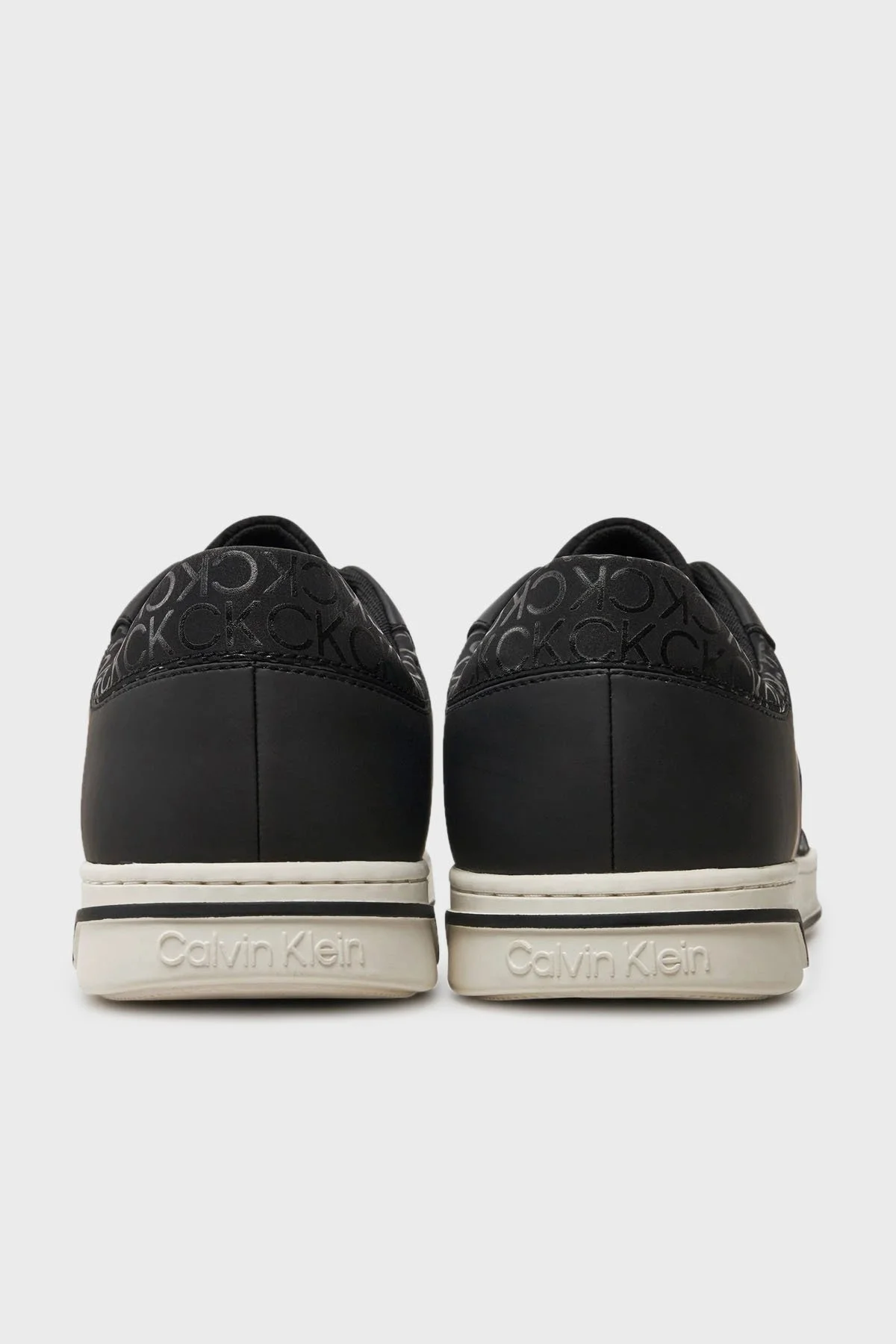 Calvin Klein Logolu Sneaker HM0HM015940GR Erkek Ayakkabı HM0HM01594 0GR SİYAH - 11