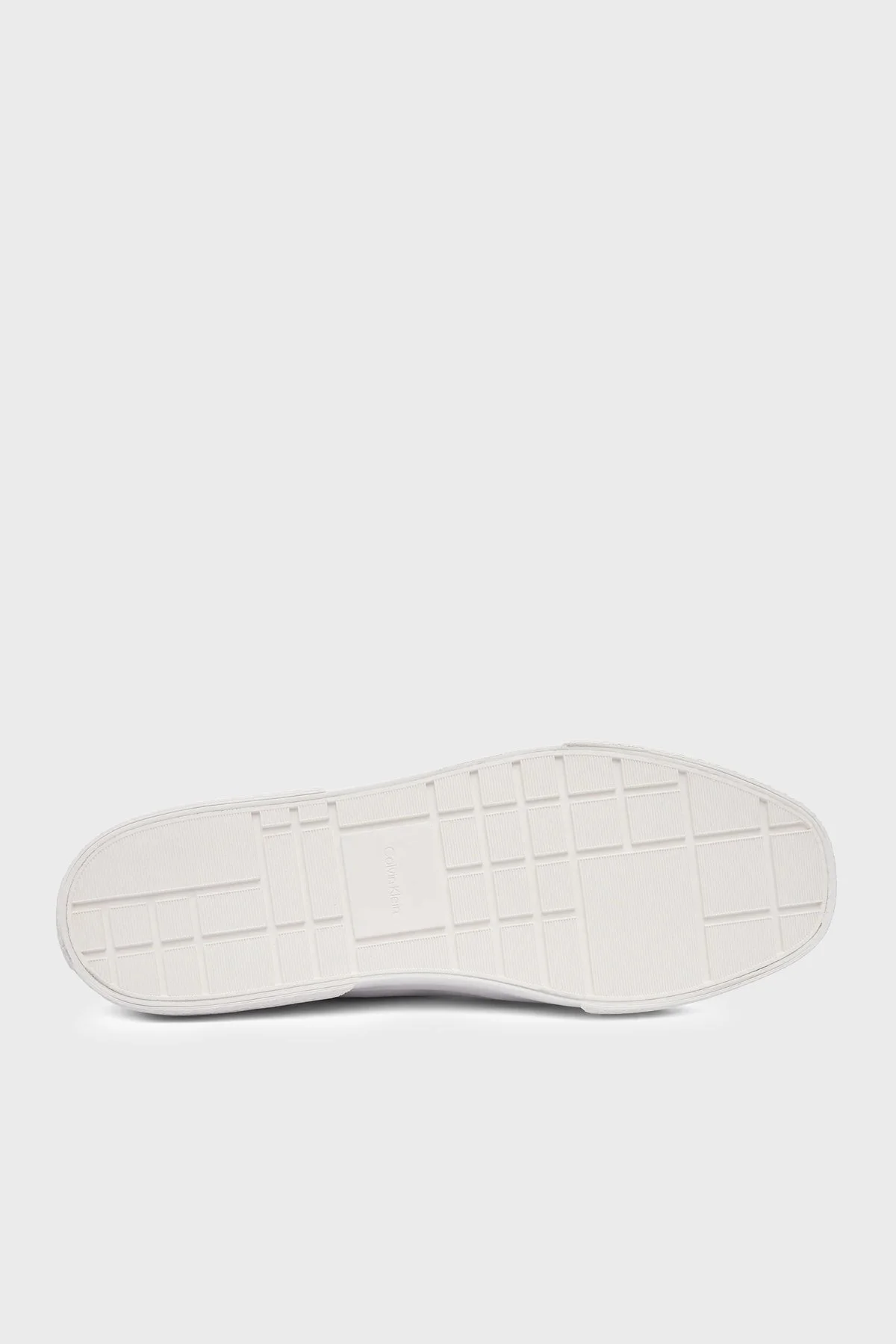 Calvin Klein Logolu Sneaker HM0HM021210K4 Erkek Ayakkabı HM0HM02121 0K4 BEYAZ - 6