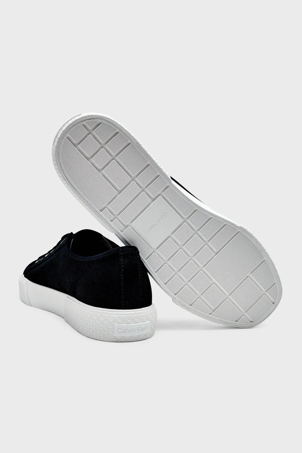 Calvin Klein Logolu Sneaker HM0HM02121BEH Erkek Ayakkabı HM0HM02121 BEH SİYAH - 5