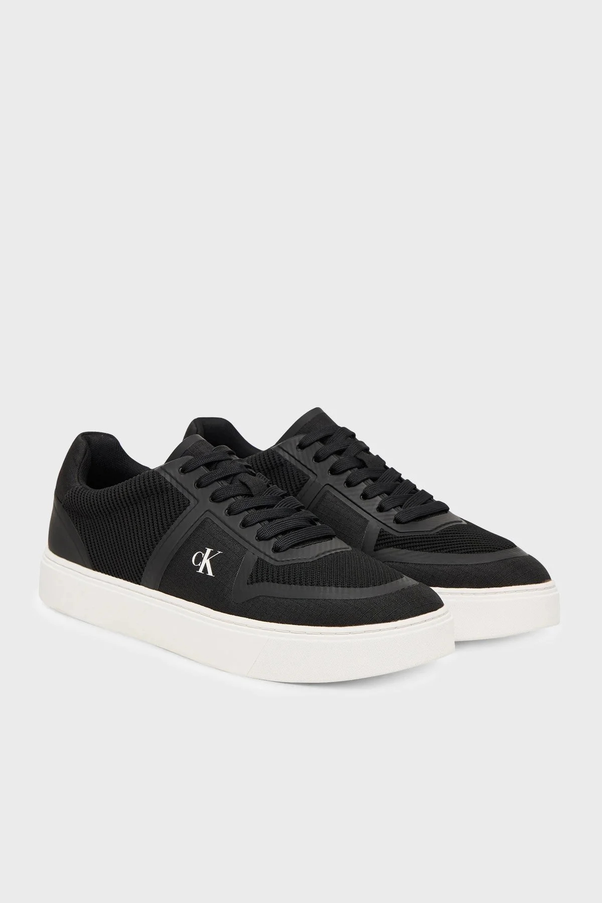 Calvin Klein Logolu Sneaker HM0HM02130BEH Erkek Ayakkabı HM0HM02130 BEH SİYAH - 2