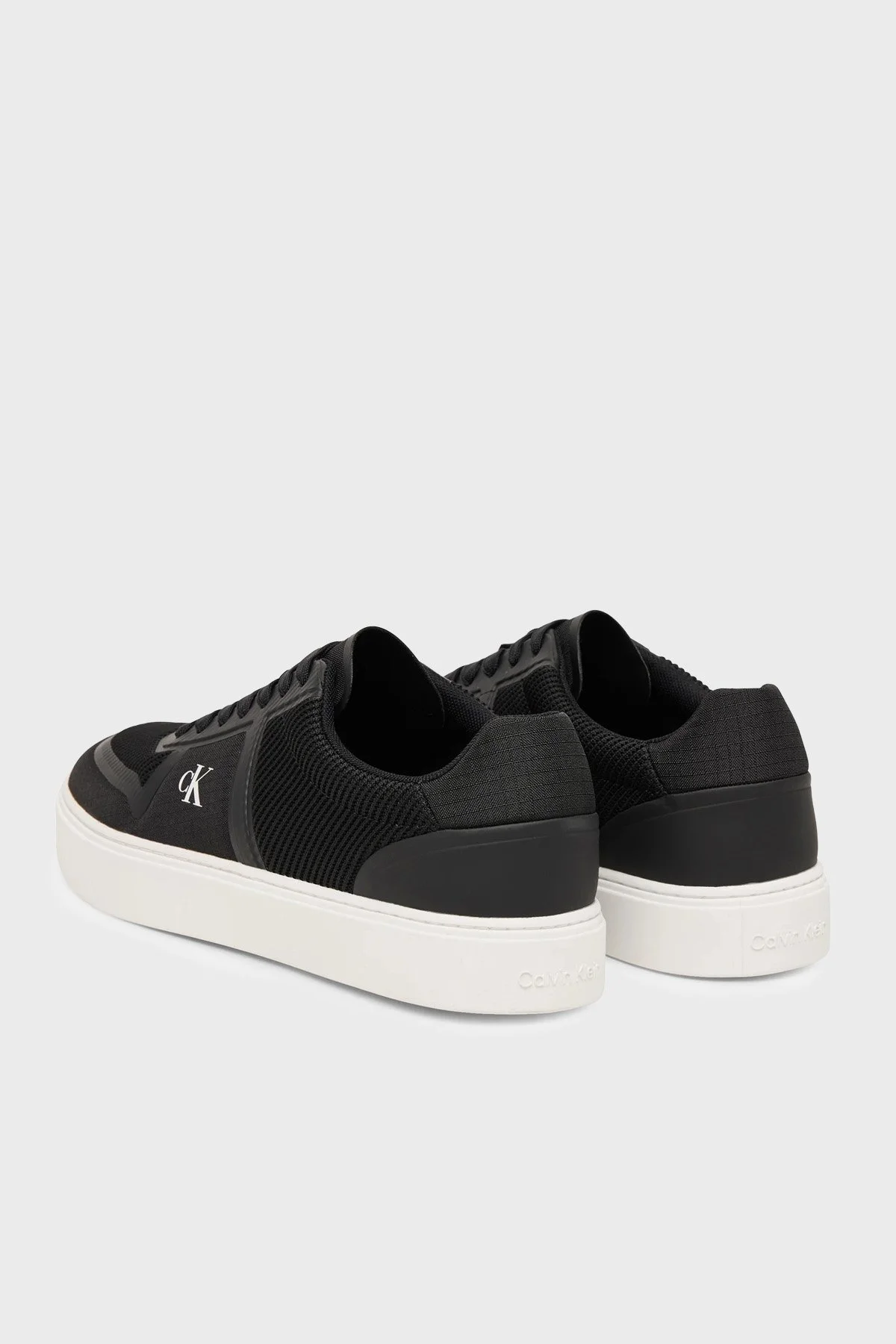 Calvin Klein Logolu Sneaker HM0HM02130BEH Erkek Ayakkabı HM0HM02130 BEH SİYAH - 4