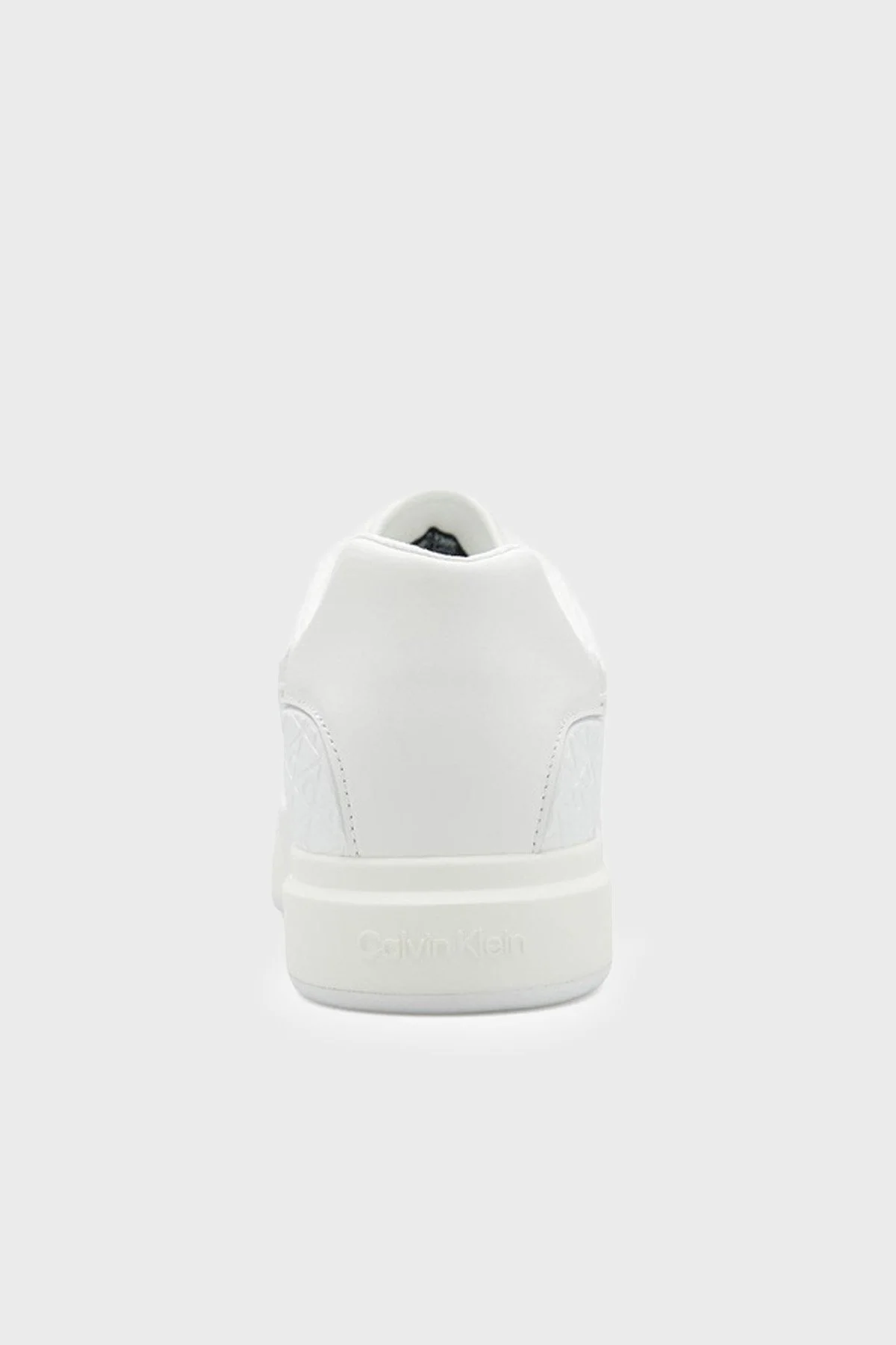Calvin Klein logolu Sneaker HM0HM021320LB Erkek Ayakkabı HM0HM02132 0LB BEYAZ - 4