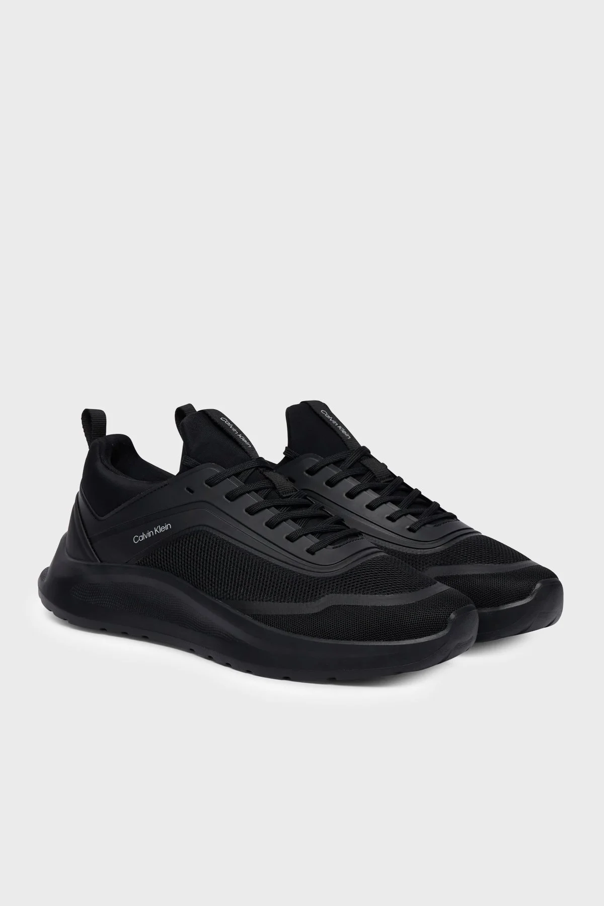Calvin Klein Logolu Sneaker HM0HM021640GJ Erkek Ayakkabı HM0HM02164 0GJ SİYAH - 2