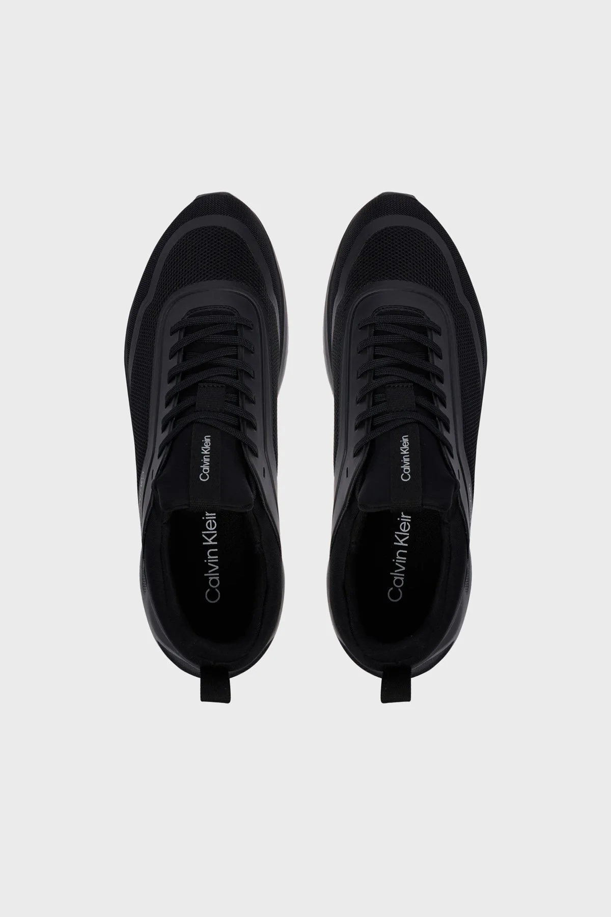 Calvin Klein Logolu Sneaker HM0HM021640GJ Erkek Ayakkabı HM0HM02164 0GJ SİYAH - 3