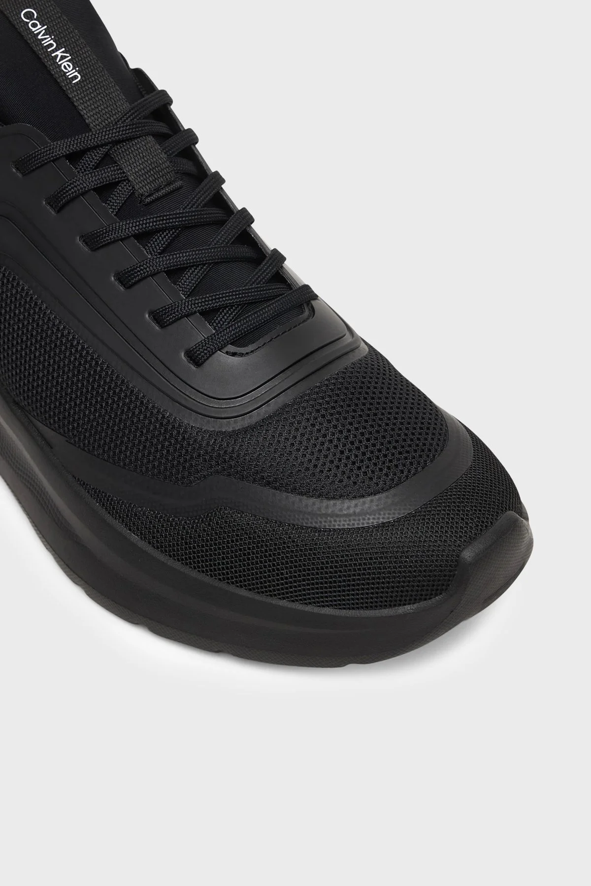 Calvin Klein Logolu Sneaker HM0HM02164BEH Erkek Ayakkabı HM0HM02164 BEH SİYAH - 4