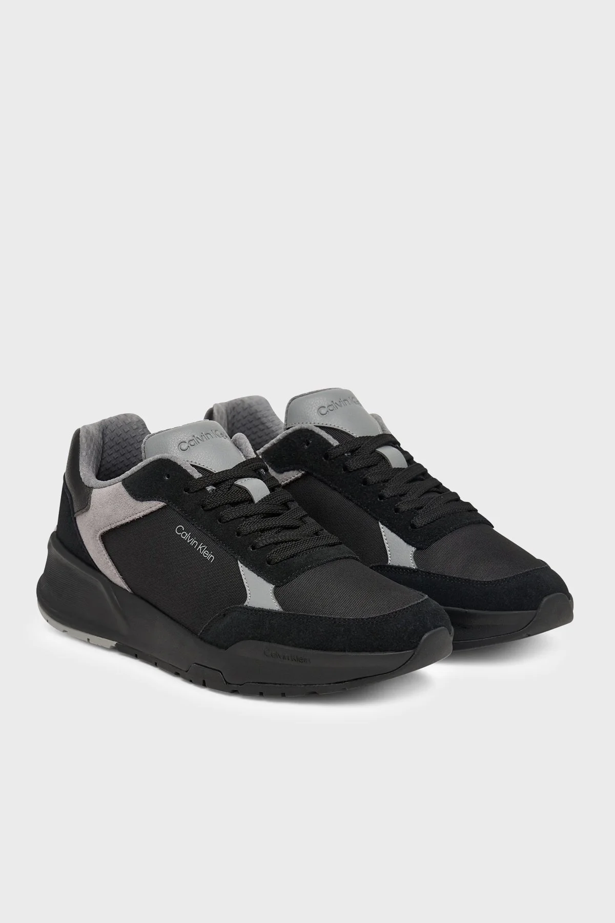 Calvin Klein Logolu Sneaker HM0HM0230800X Erkek Ayakkabı HM0HM02308 00X Siyah - 2
