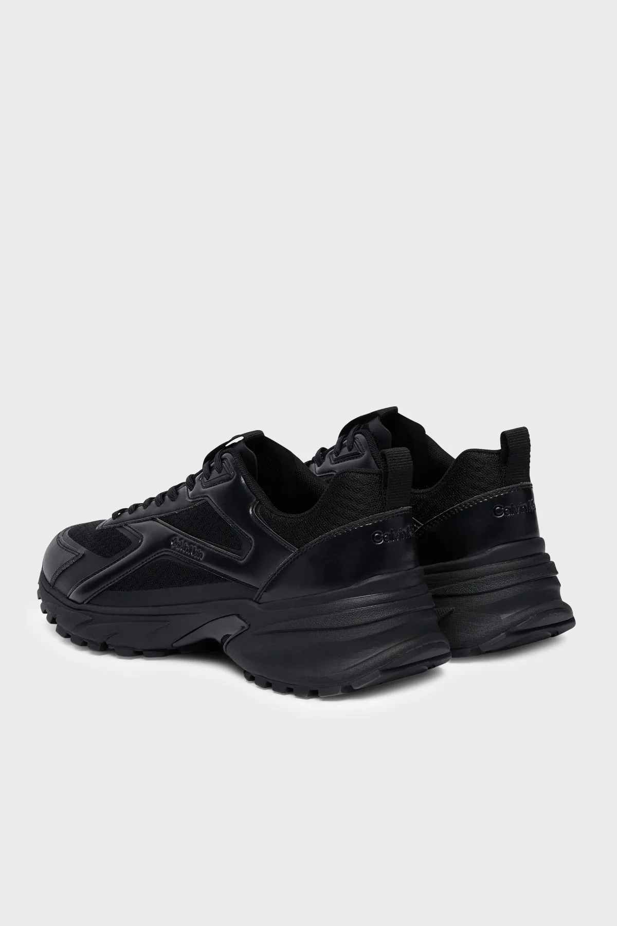 Calvin Klein Logolu Sneaker HM0HM023410GJ Erkek Ayakkabı HM0HM02341 0GJ Siyah - 3