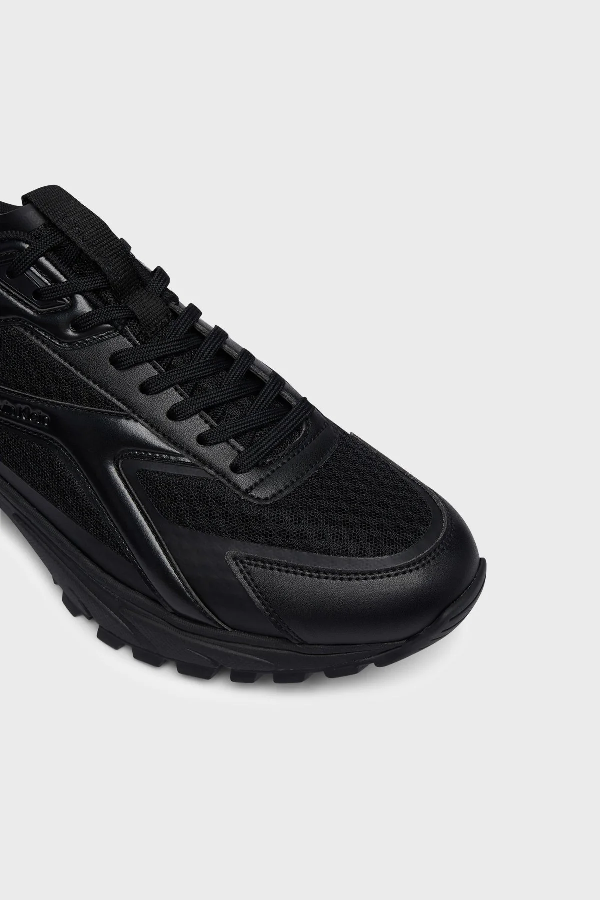 Calvin Klein Logolu Sneaker HM0HM023410GJ Erkek Ayakkabı HM0HM02341 0GJ Siyah - 6