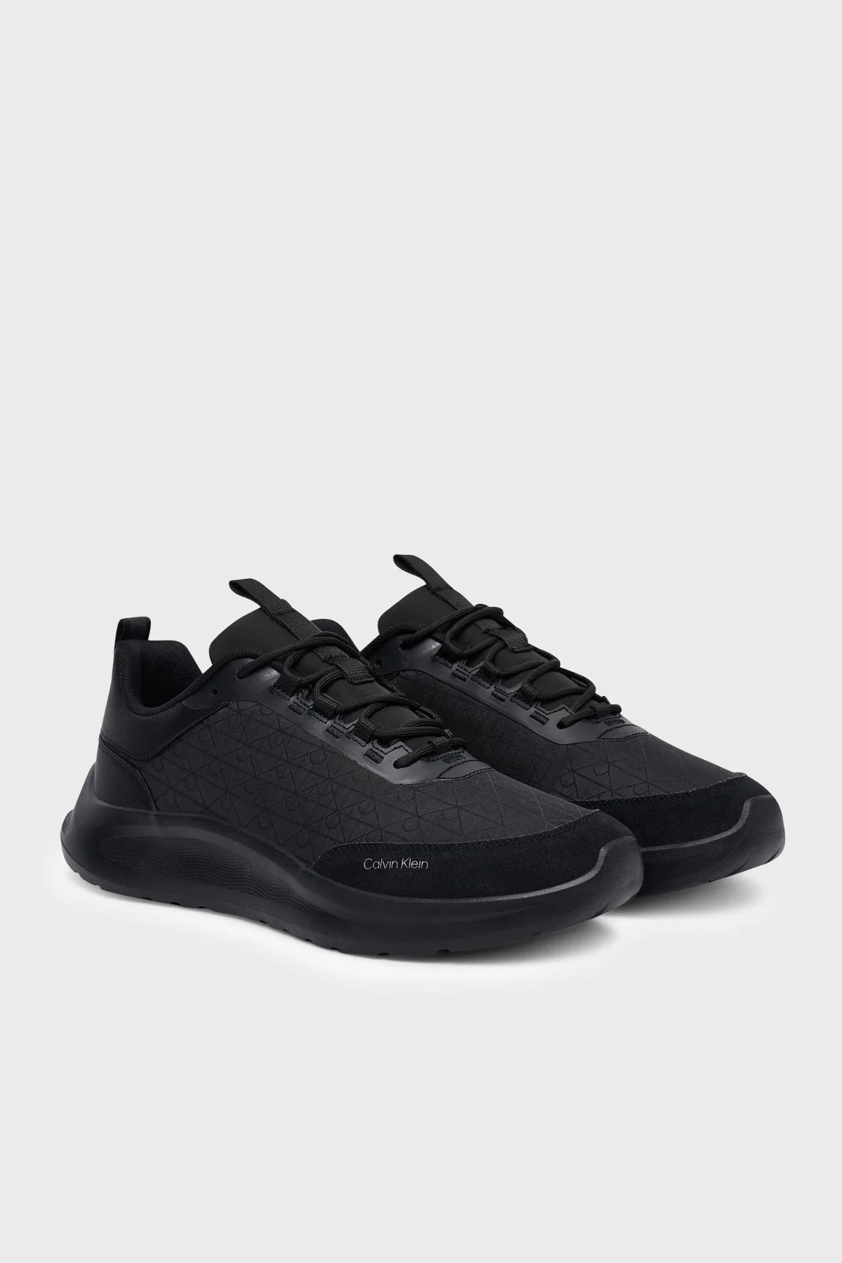 Calvin Klein Logolu Sneaker HM0HM023430GJ Erkek Ayakkabı HM0HM02343 0GJ SİYAH - 2