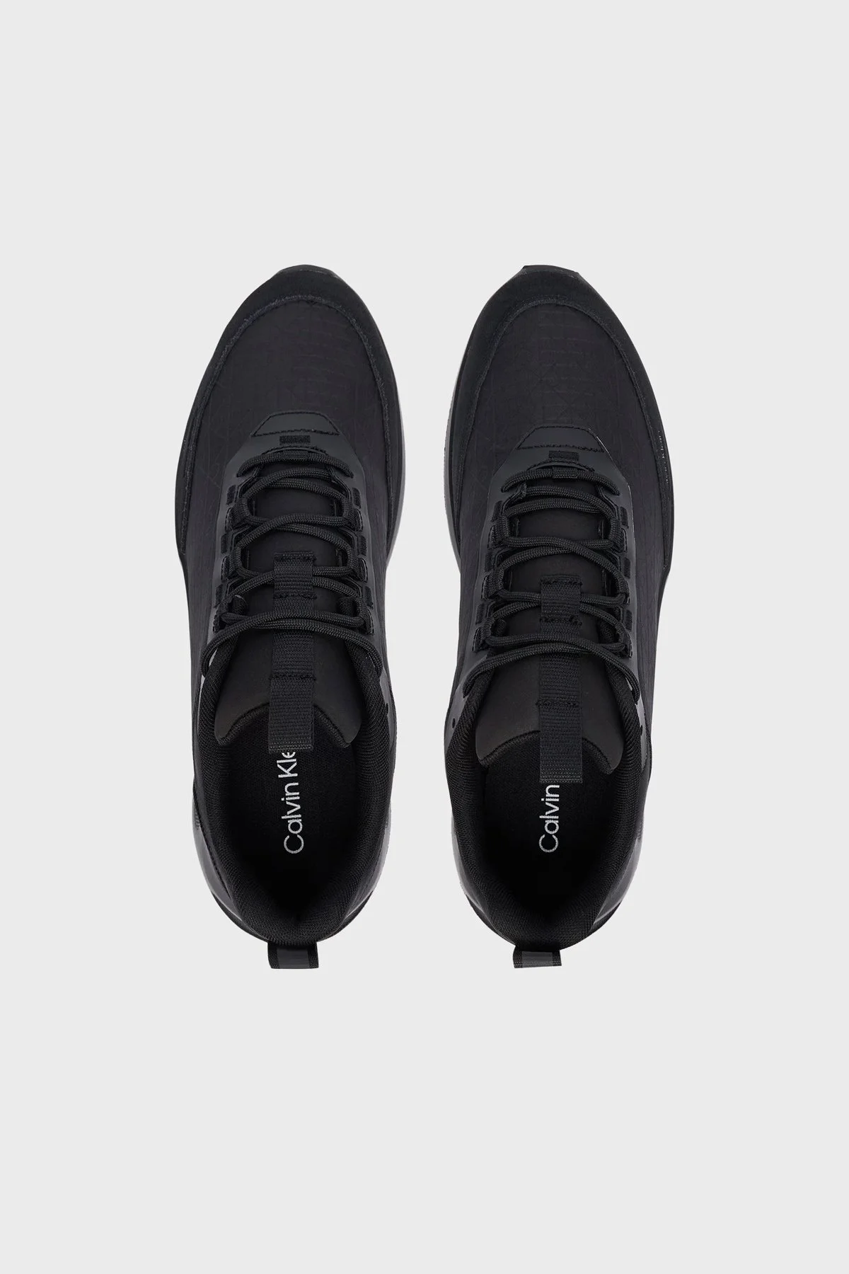 Calvin Klein Logolu Sneaker HM0HM023430GJ Erkek Ayakkabı HM0HM02343 0GJ SİYAH - 3