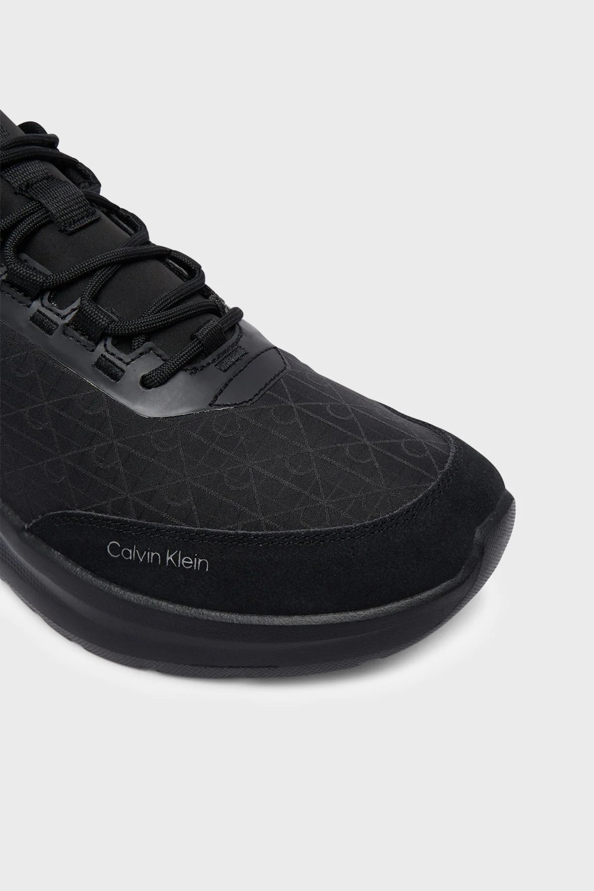 Calvin Klein Logolu Sneaker HM0HM023430GJ Erkek Ayakkabı HM0HM02343 0GJ SİYAH - 6