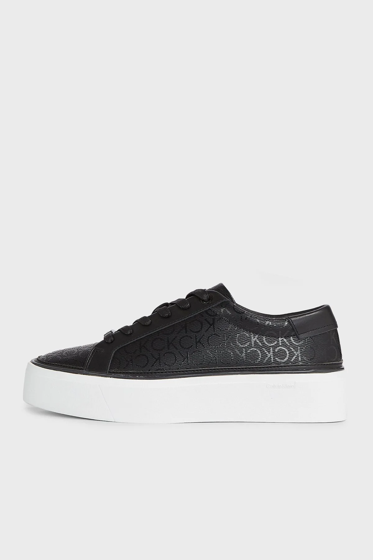 Calvin Klein Logolu Sneaker HW0HW016700GK Bayan Ayakkabı HW0HW01670 0GK SİYAH - 2