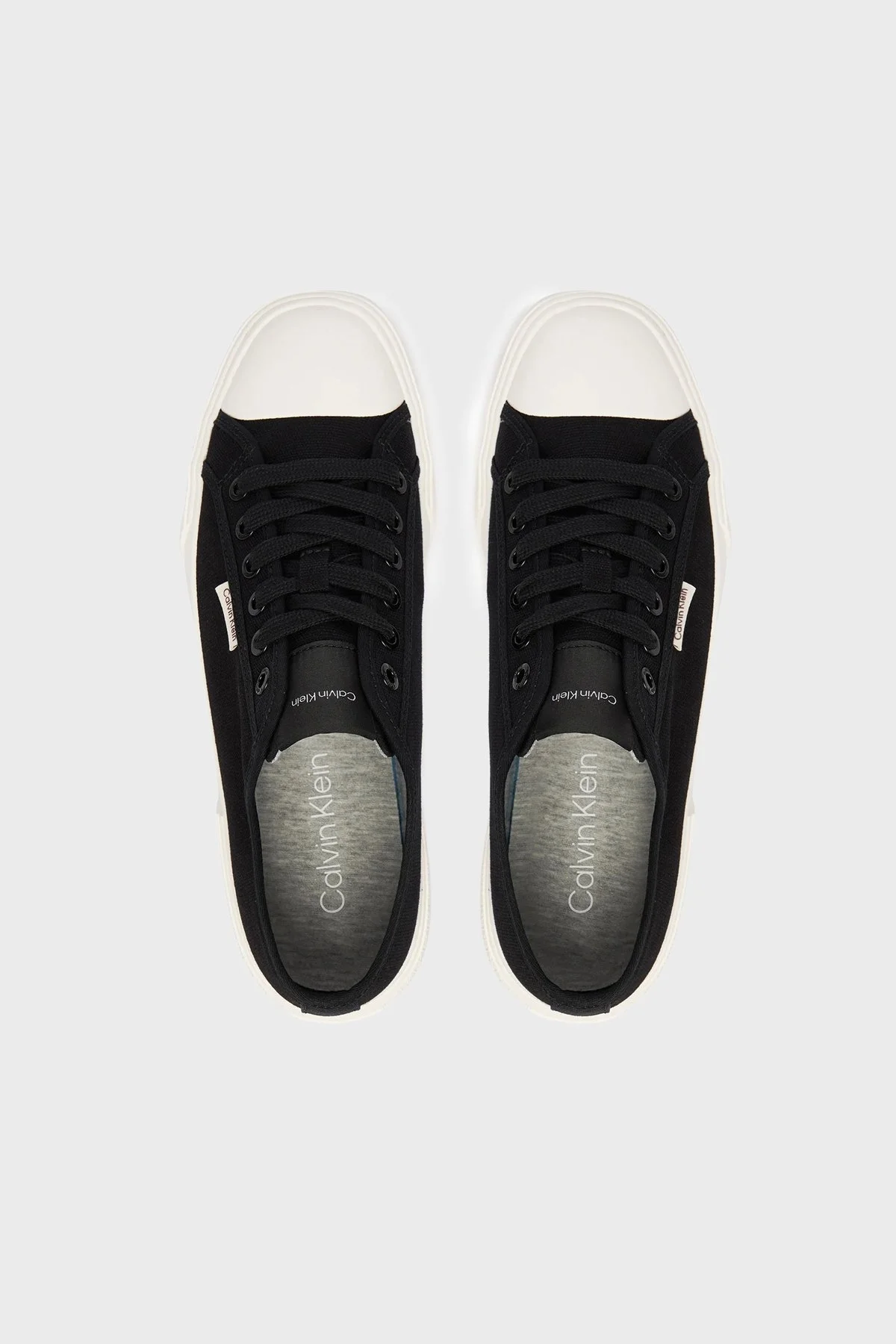 Calvin Klein Logolu Sneaker HW0HW02975BEH Kadın Ayakkabı HW0HW02975 BEH SİYAH - 3