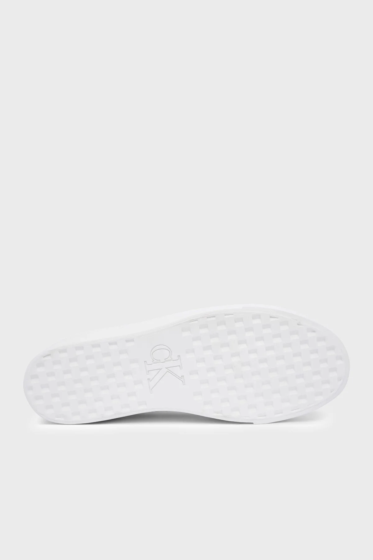 Calvin Klein Logolu Sneaker HW0HW0308601W Kadın Ayakkabı HW0HW03086 01W BEYAZ-SİYAH - 5