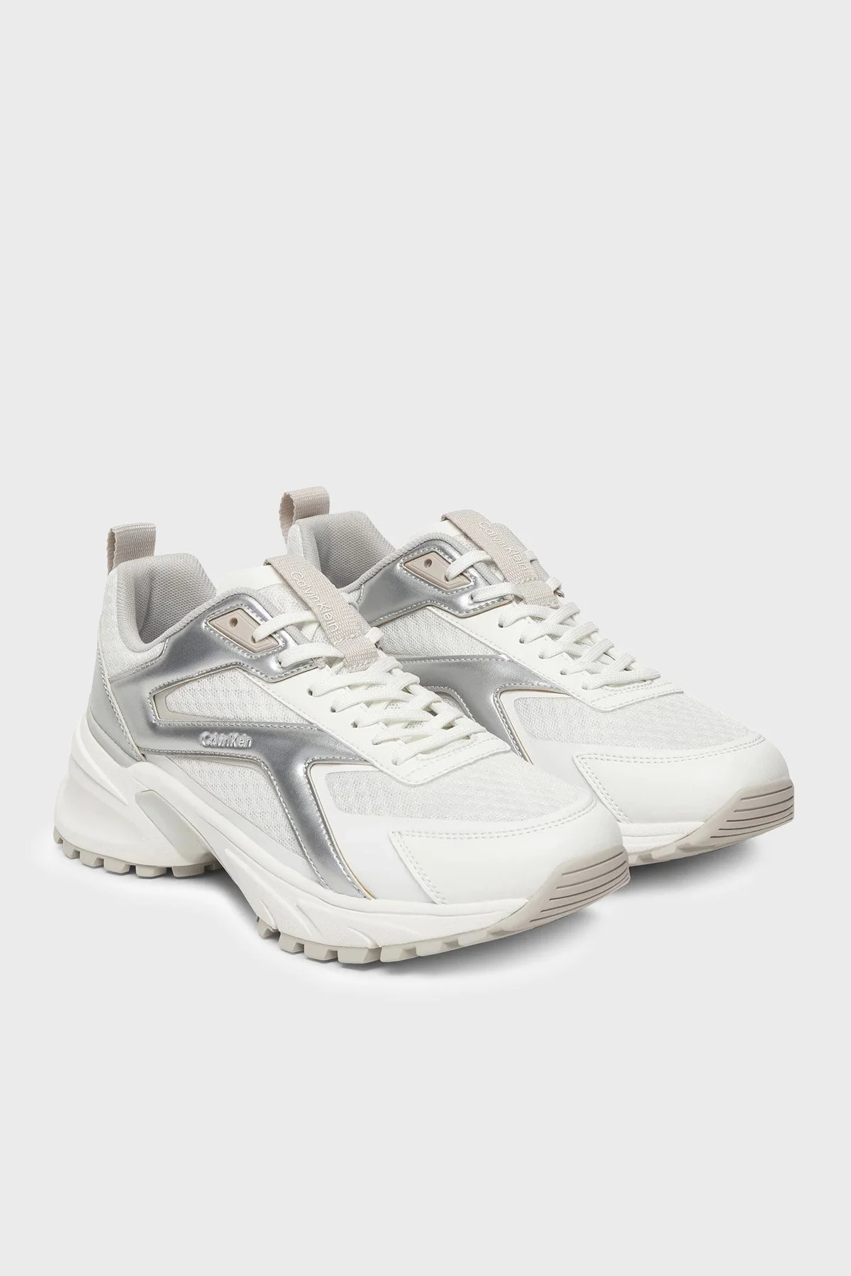 Calvin Klein Logolu Sneaker HW0HW0314005Y Kadın Ayakkabı HW0HW03140 05Y BEYAZ - 2