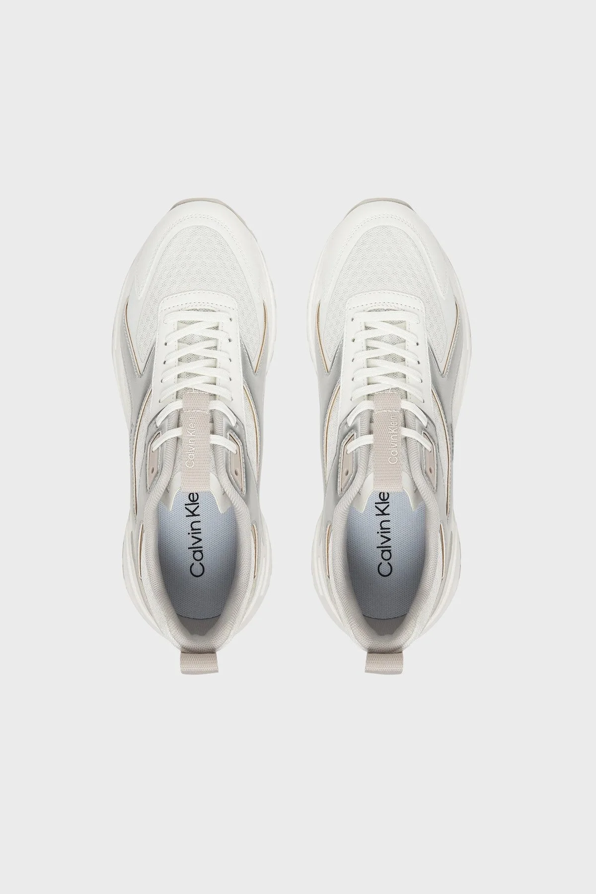Calvin Klein Logolu Sneaker HW0HW0314005Y Kadın Ayakkabı HW0HW03140 05Y BEYAZ - 3