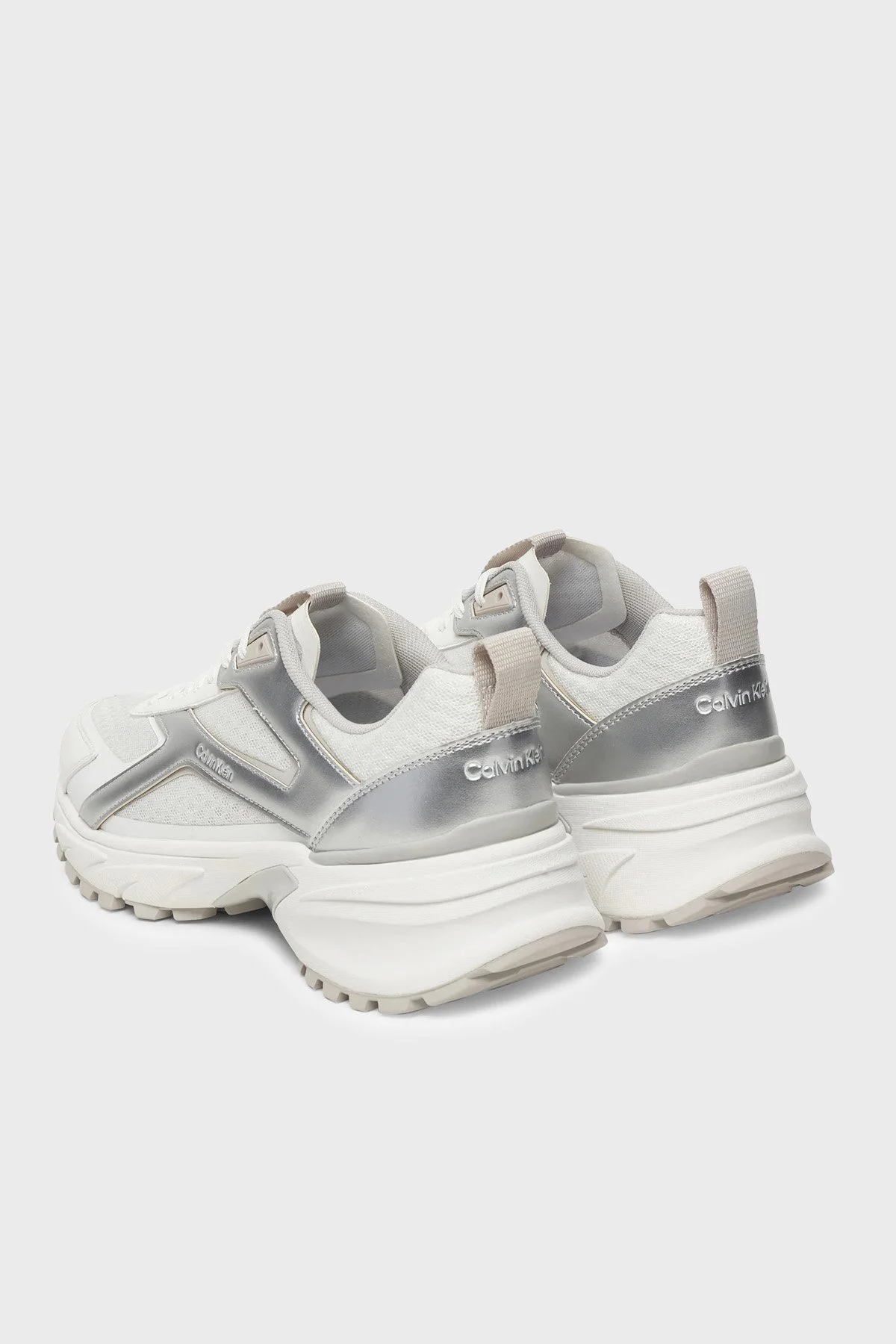 Calvin Klein Logolu Sneaker HW0HW0314005Y Kadın Ayakkabı HW0HW03140 05Y BEYAZ - 5