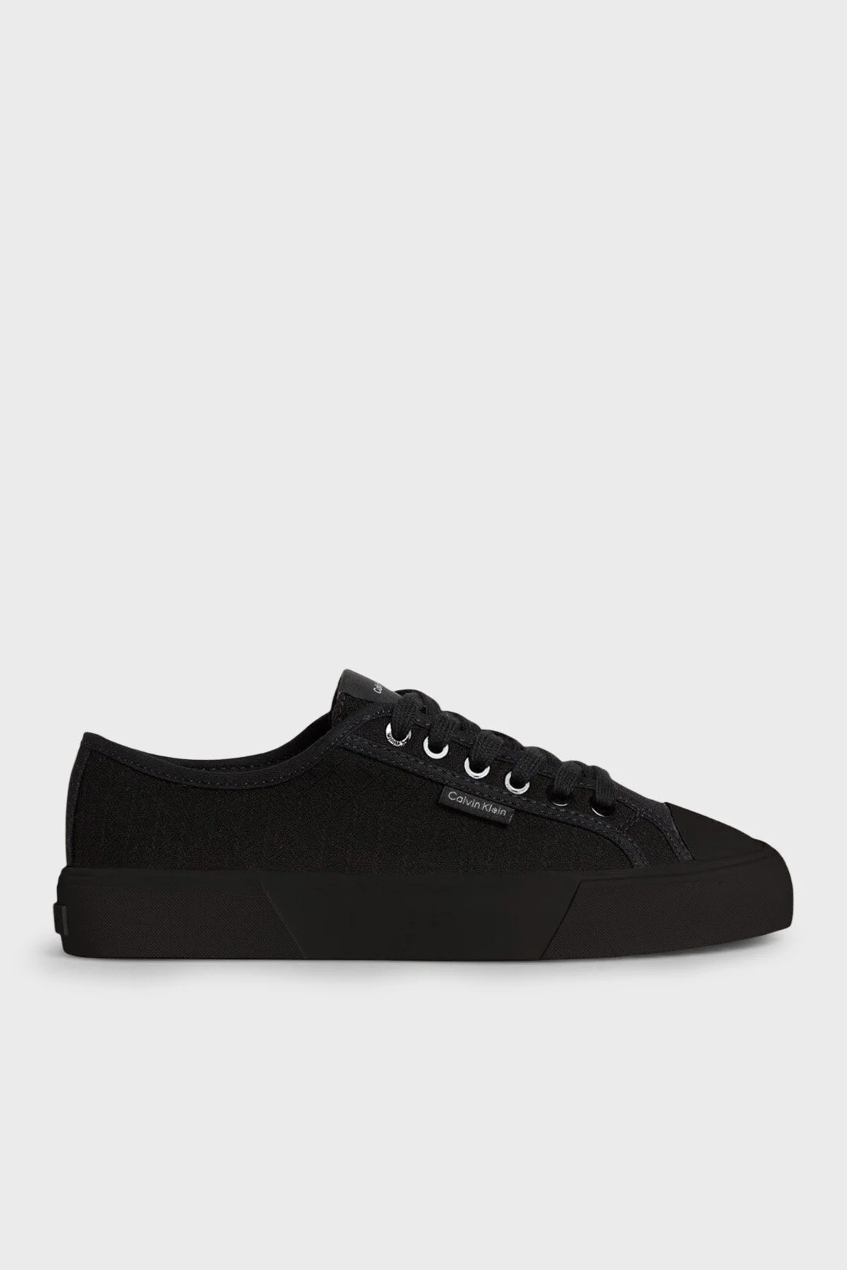 Calvin Klein Logolu Sneaker HW0HW03142 Kadın Ayakkabı HW0HW03142 0GJ SİYAH - 1