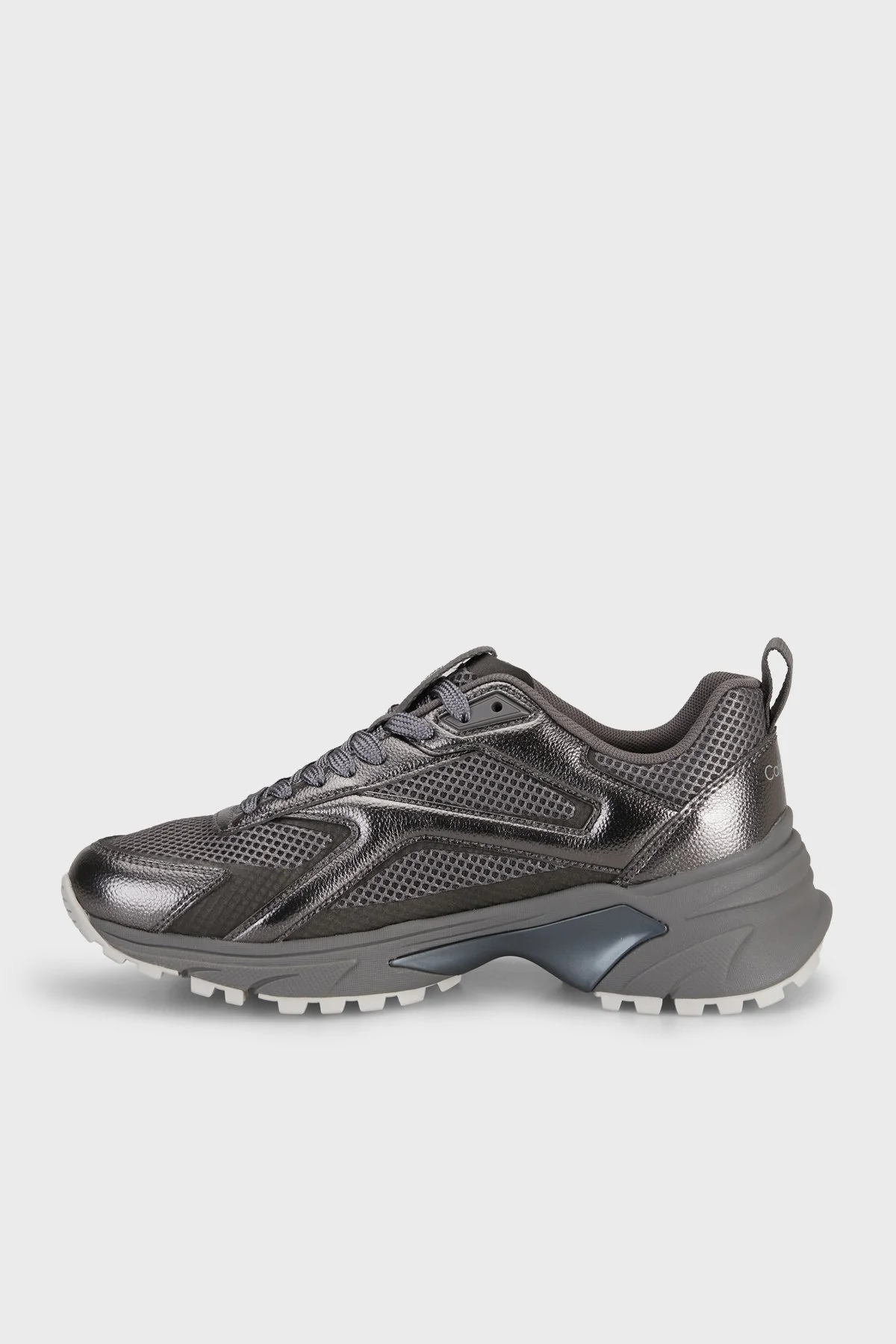 Calvin Klein Logolu Sneaker HW0HW032510IQ Kadın Ayakkabı HW0HW03251 0IQ Gri - 2