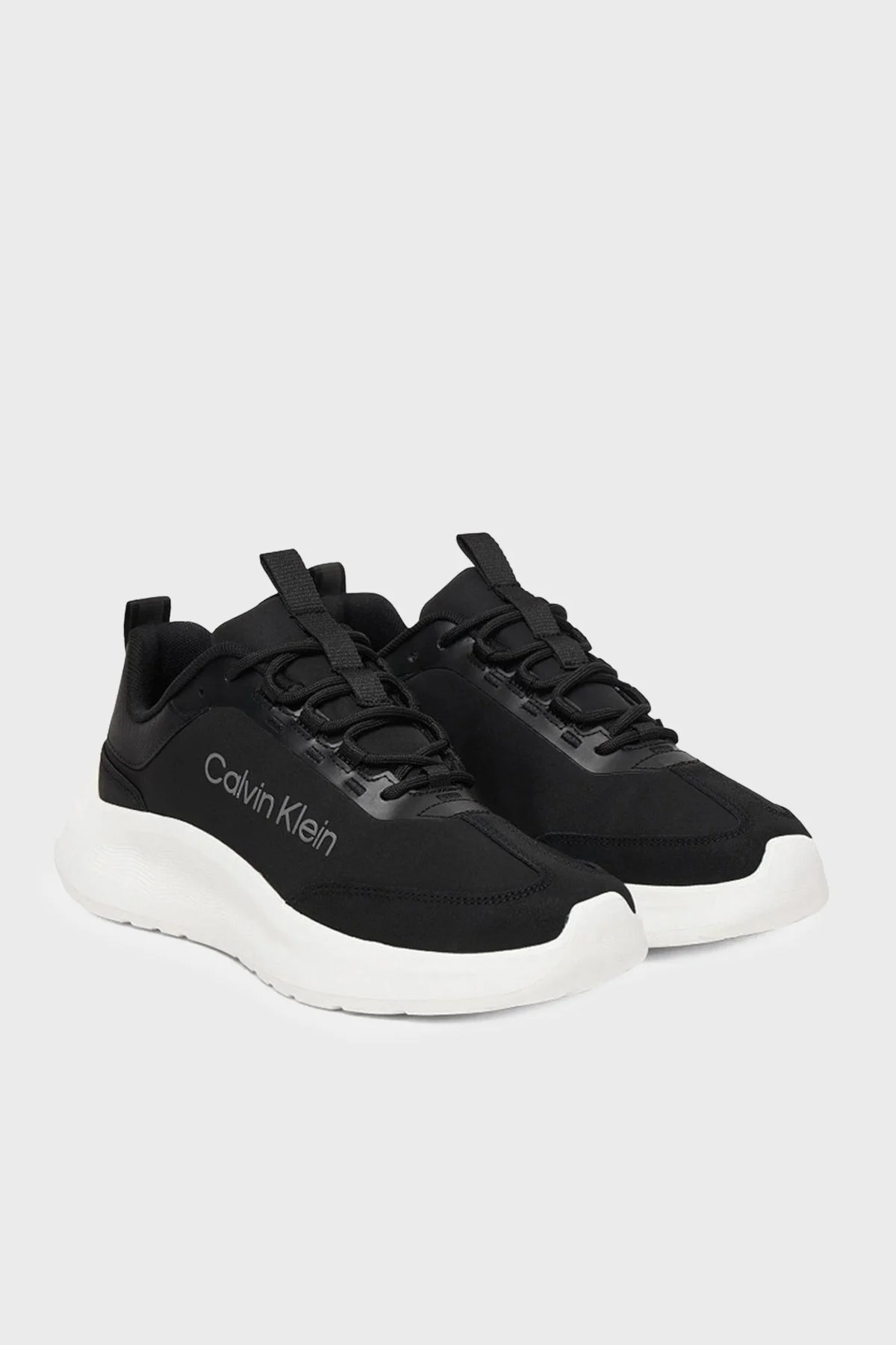 Calvin Klein Logolu Sneaker HW0HW03293BEH Kadın Ayakkabı HW0HW03293 BEH Siyah - 2