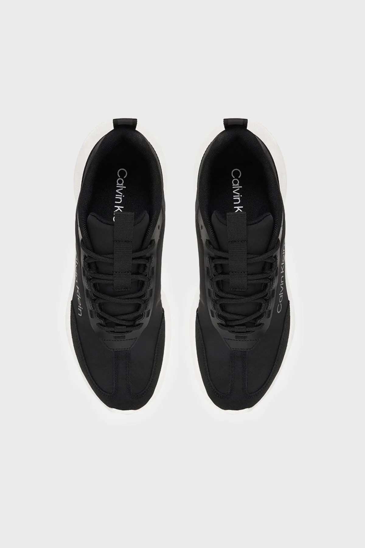 Calvin Klein Logolu Sneaker HW0HW03293BEH Kadın Ayakkabı HW0HW03293 BEH Siyah - 4