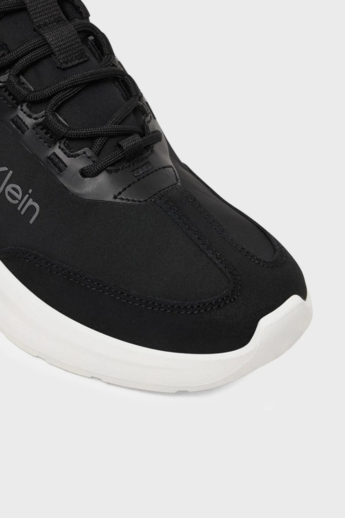 Calvin Klein Logolu Sneaker HW0HW03293BEH Kadın Ayakkabı HW0HW03293 BEH Siyah - 5